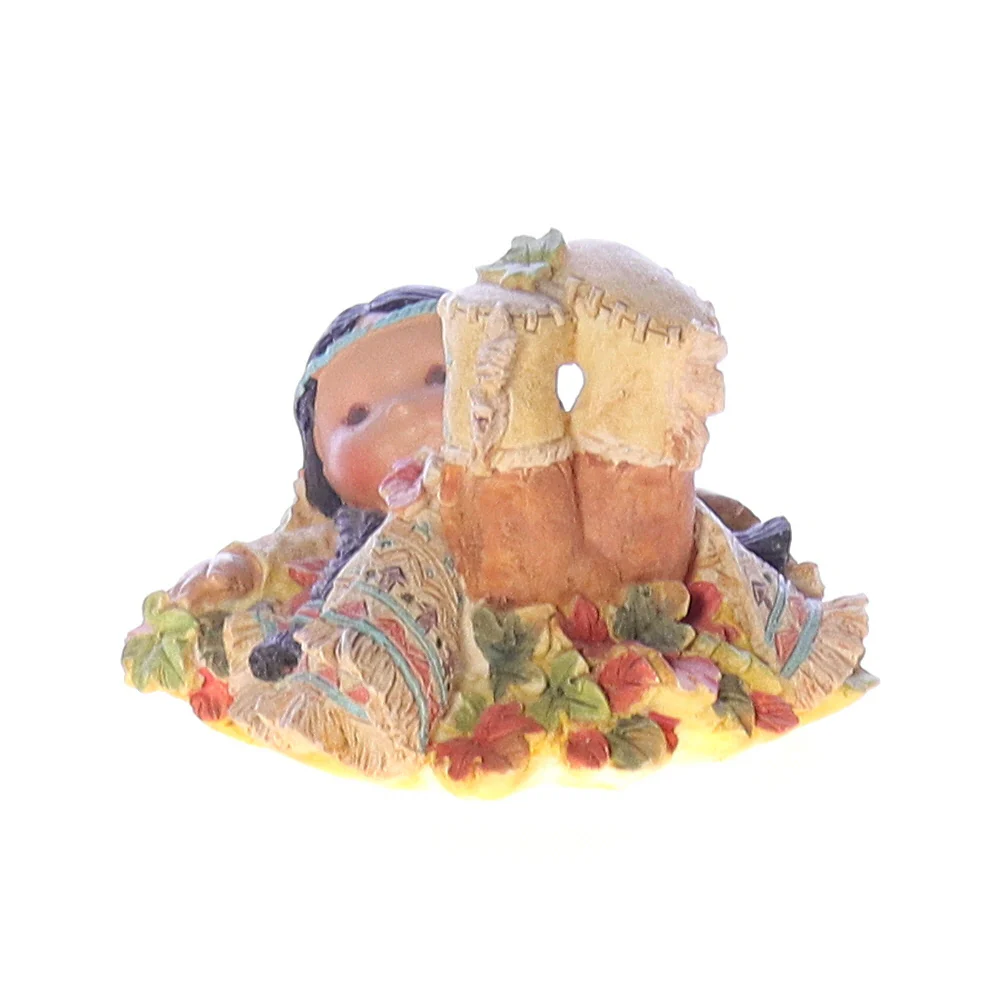 Friends of a Feather Vintage Resin Native American Figurine 145092 Leaf Dancer 2" - Image 2