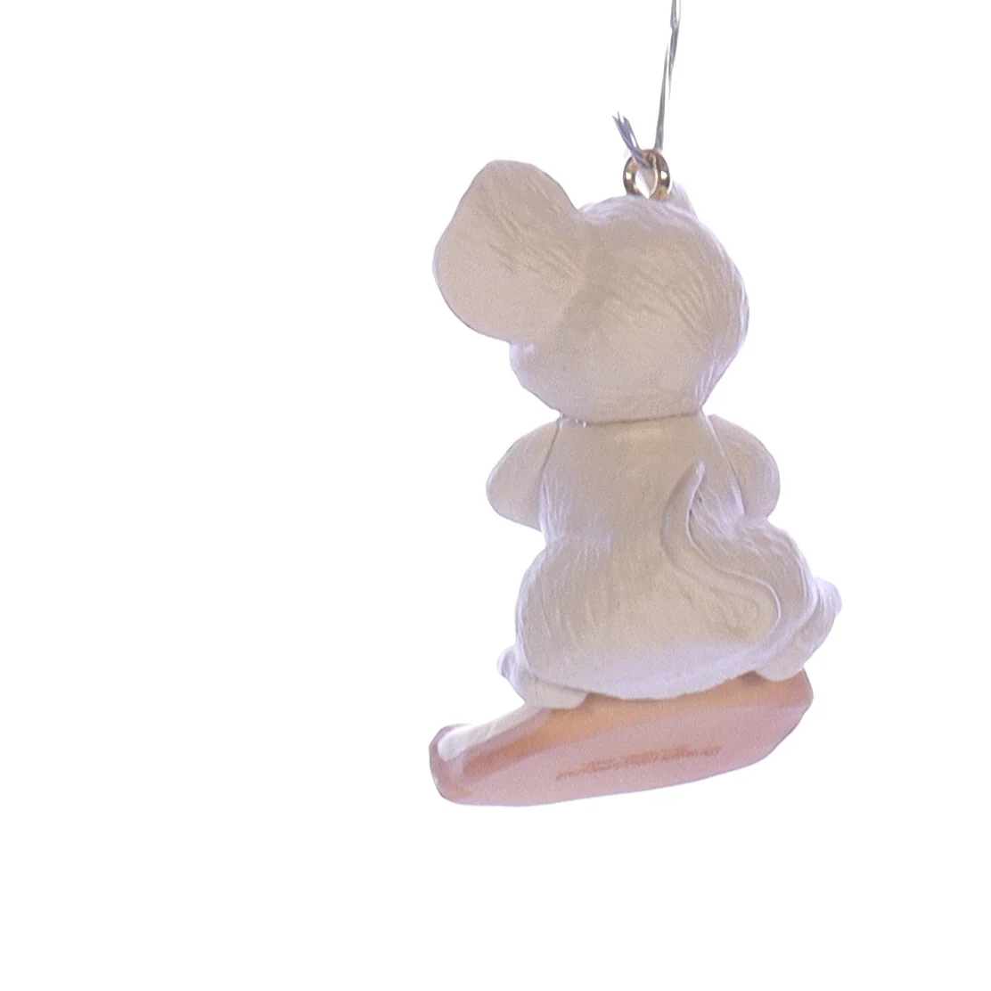 Hallmark Vintage Resin Christmas Ornament QX497-3 Pepperoni Mouse 1990 1.75" - Image 4