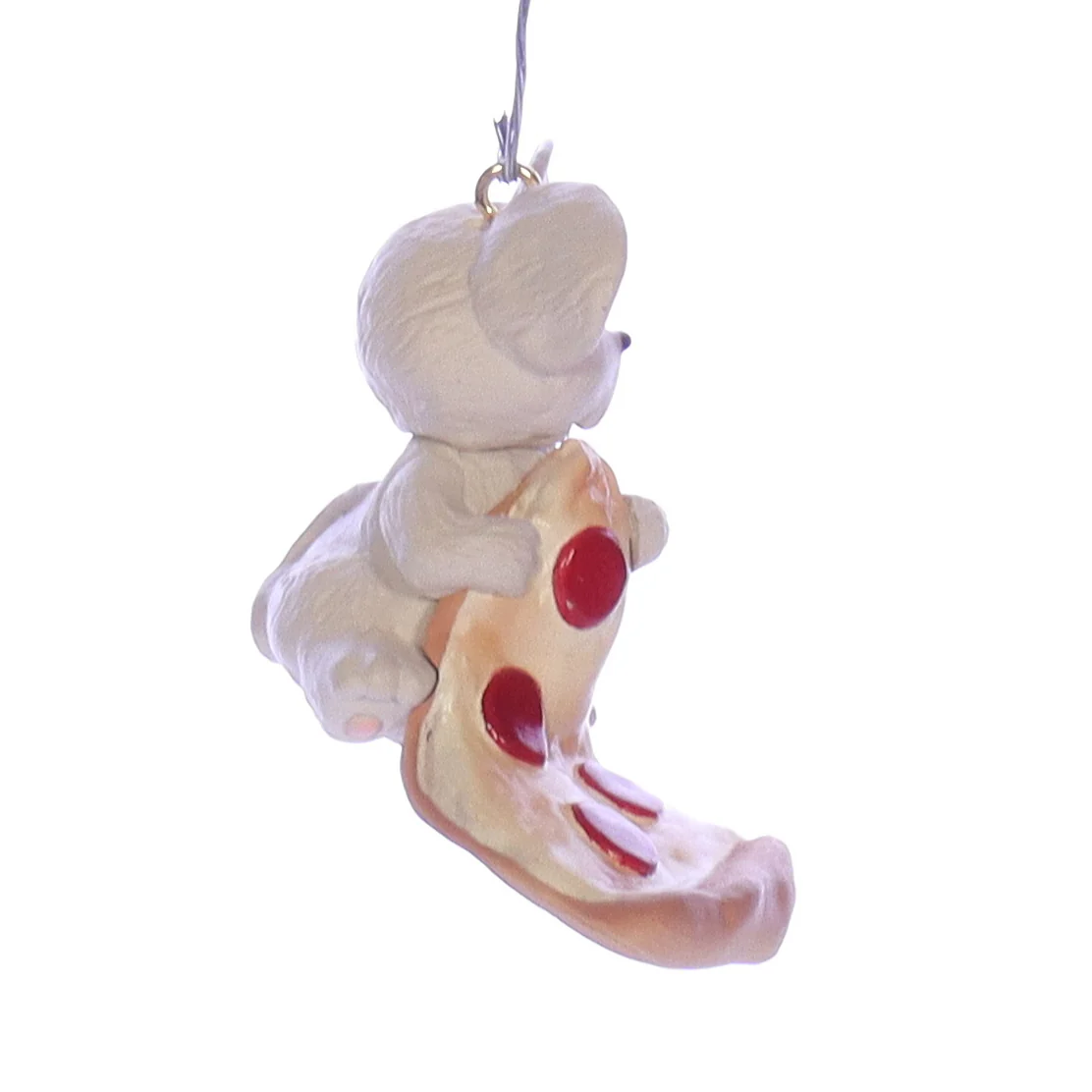 Hallmark Vintage Resin Christmas Ornament QX497-3 Pepperoni Mouse 1990 1.75" - Image 7