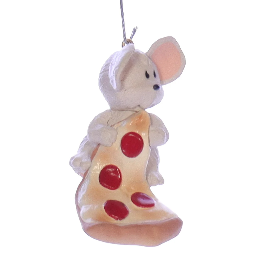 Hallmark Vintage Resin Christmas Ornament QX497-3 Pepperoni Mouse 1990 1.75" - Image 8