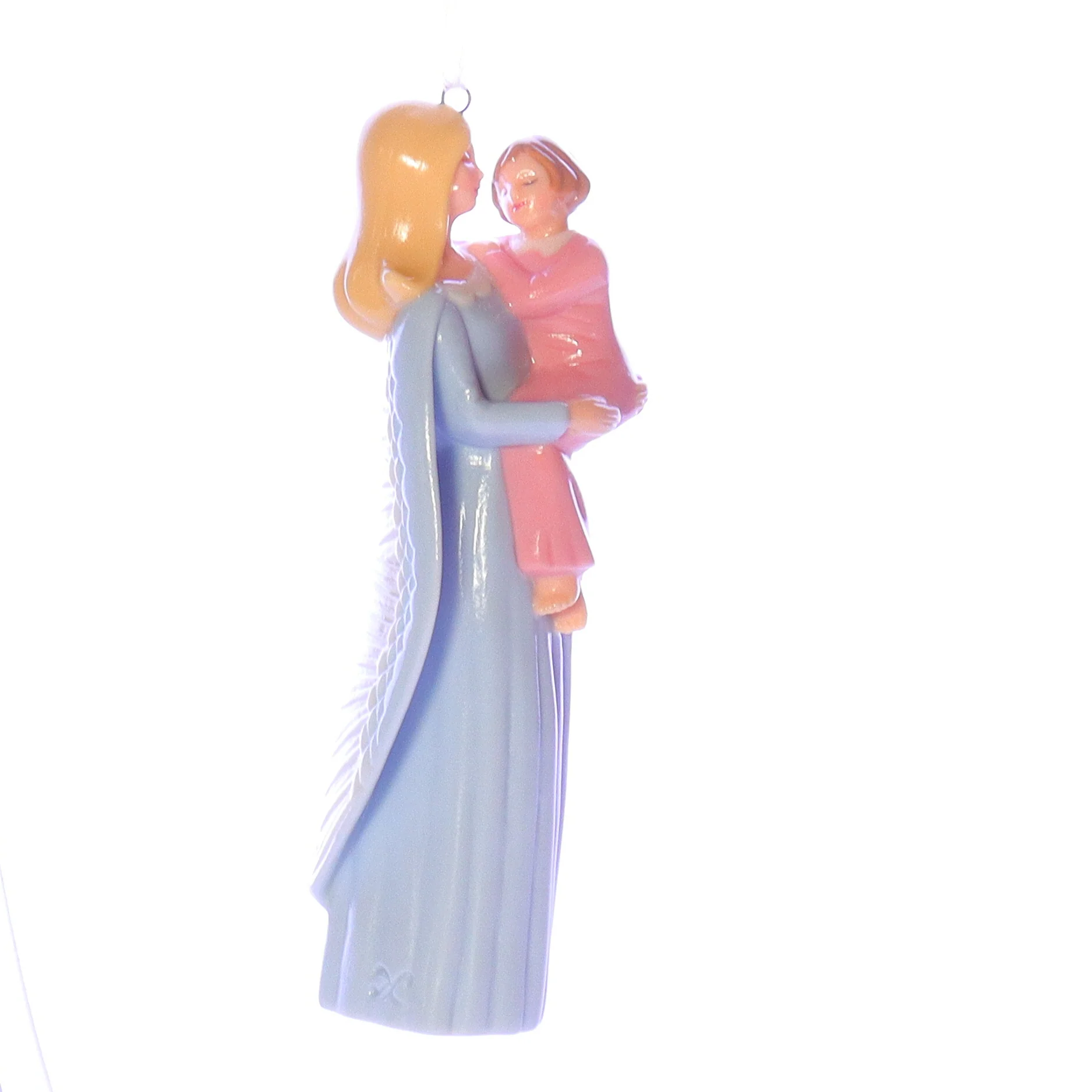 Hallmark Vintage Resin Christmas Ornament QXG4372 Angel on Earth 2005 4.5" - Image 7