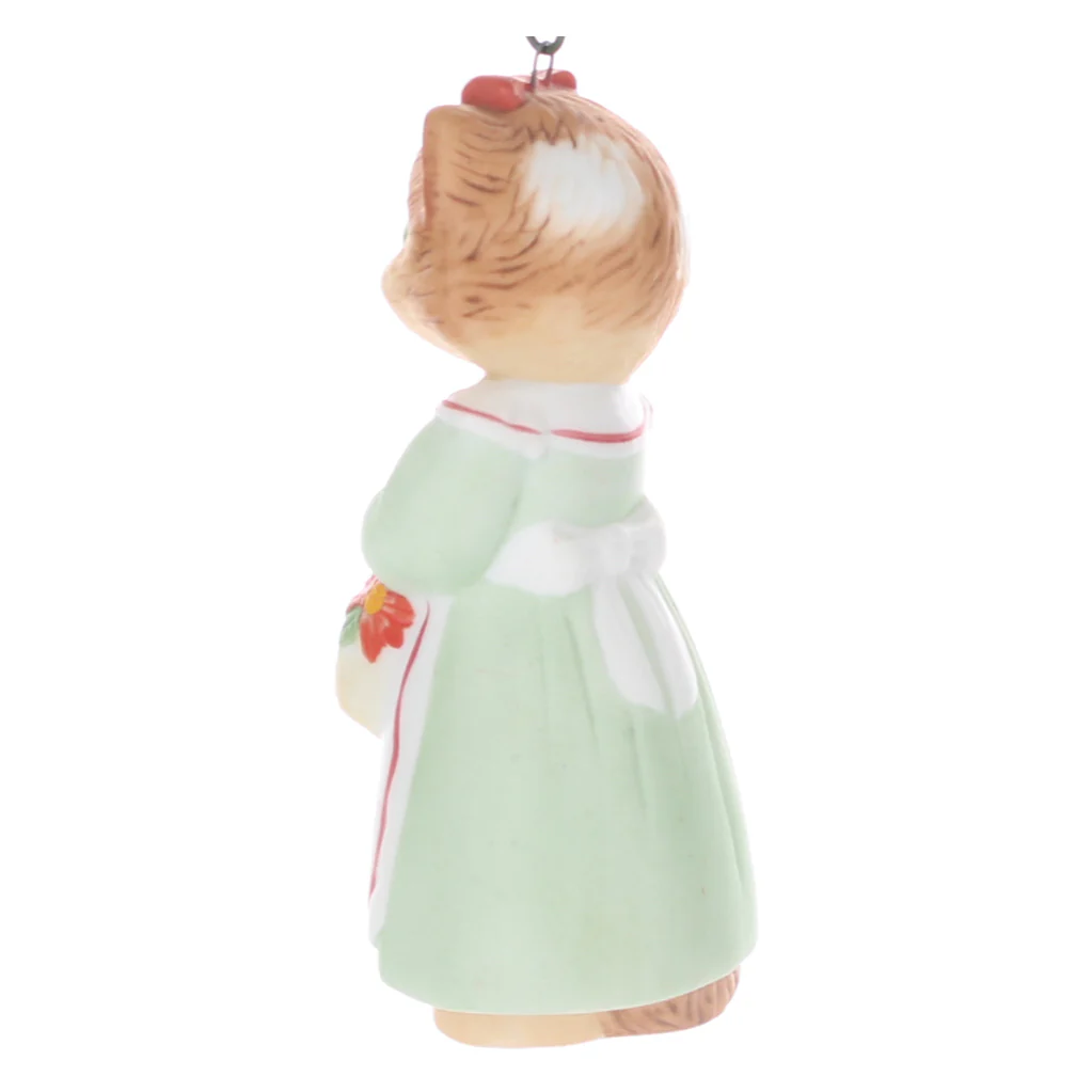 Hallmark Vintage  Resin Figurine Christmas Kitty QX544-5 - Image 3