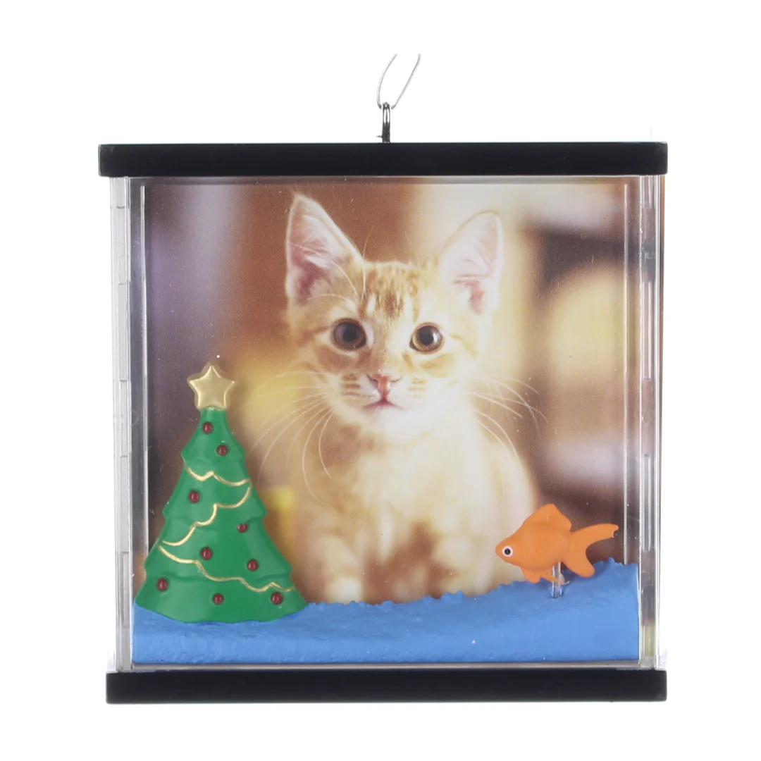 Hallmark Vintage 2014 Resin Figurine Picture Purrfect QGO1113