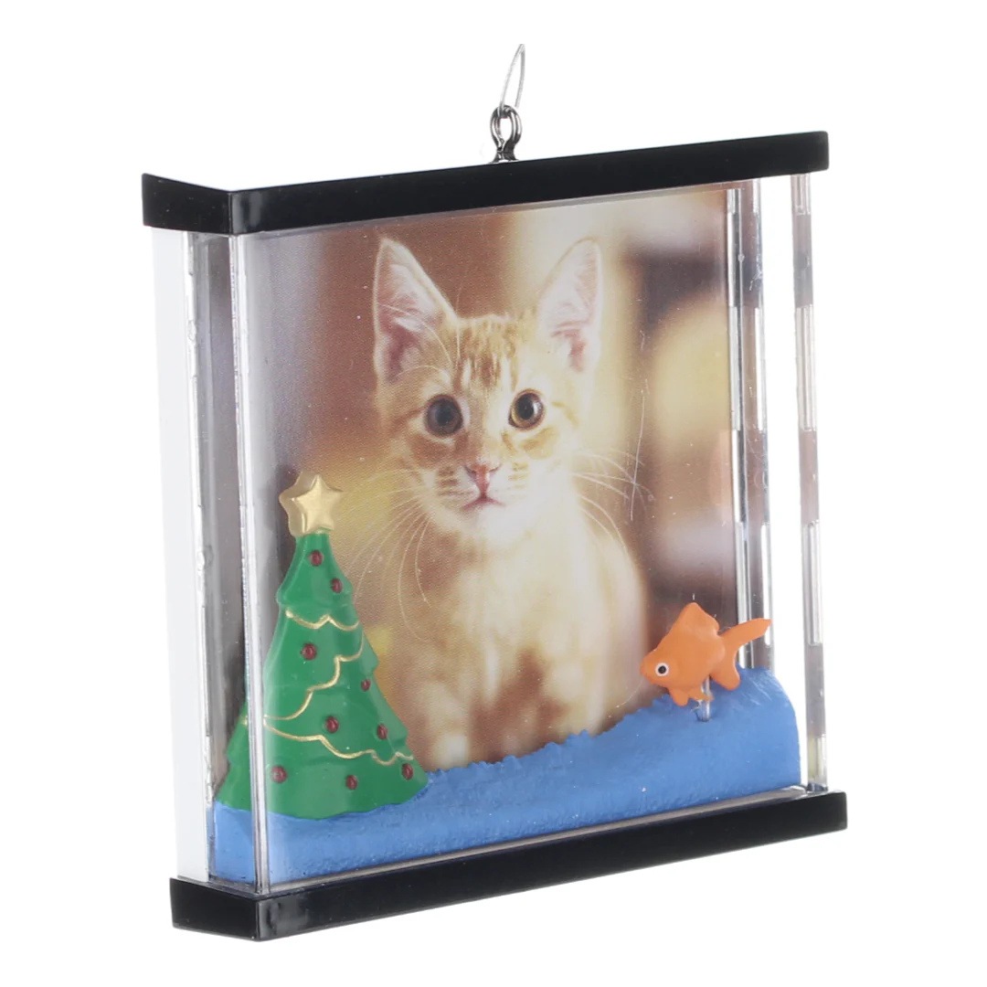Hallmark Vintage 2014 Resin Figurine Picture Purrfect QGO1113 - Image 8