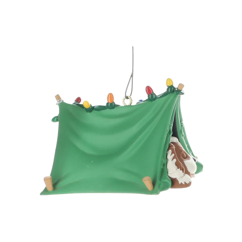 Hallmark Vintage 1996 Resin Figurine Pup-Tenting QX6011 - Image 8