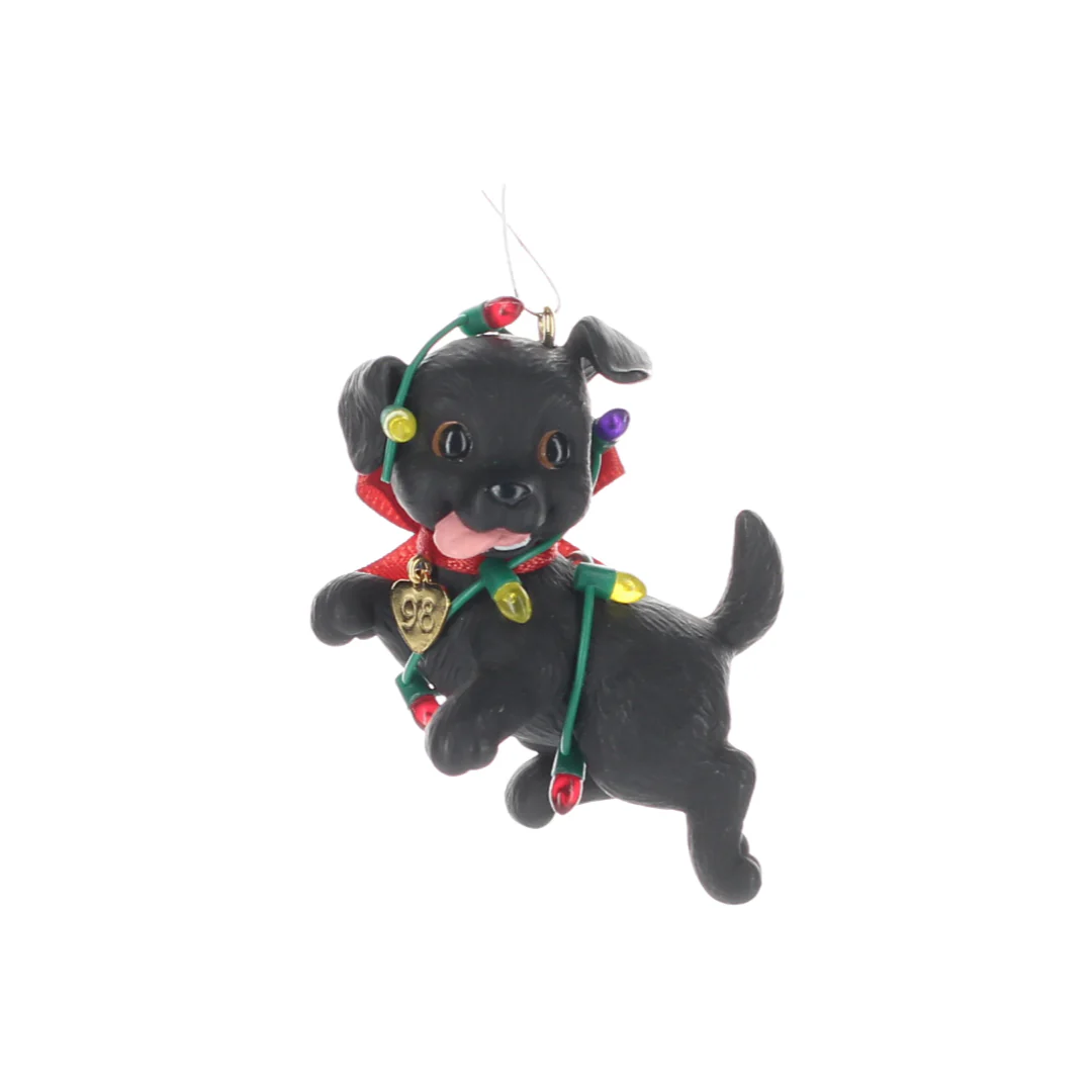Hallmark Vintage 1998 Resin Figurine Puppy Love QX6163 - Image 2