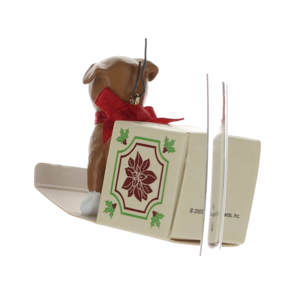 Hallmark Vintage 2003 Resin Figurine Puppy Love QX8127 - Image 4