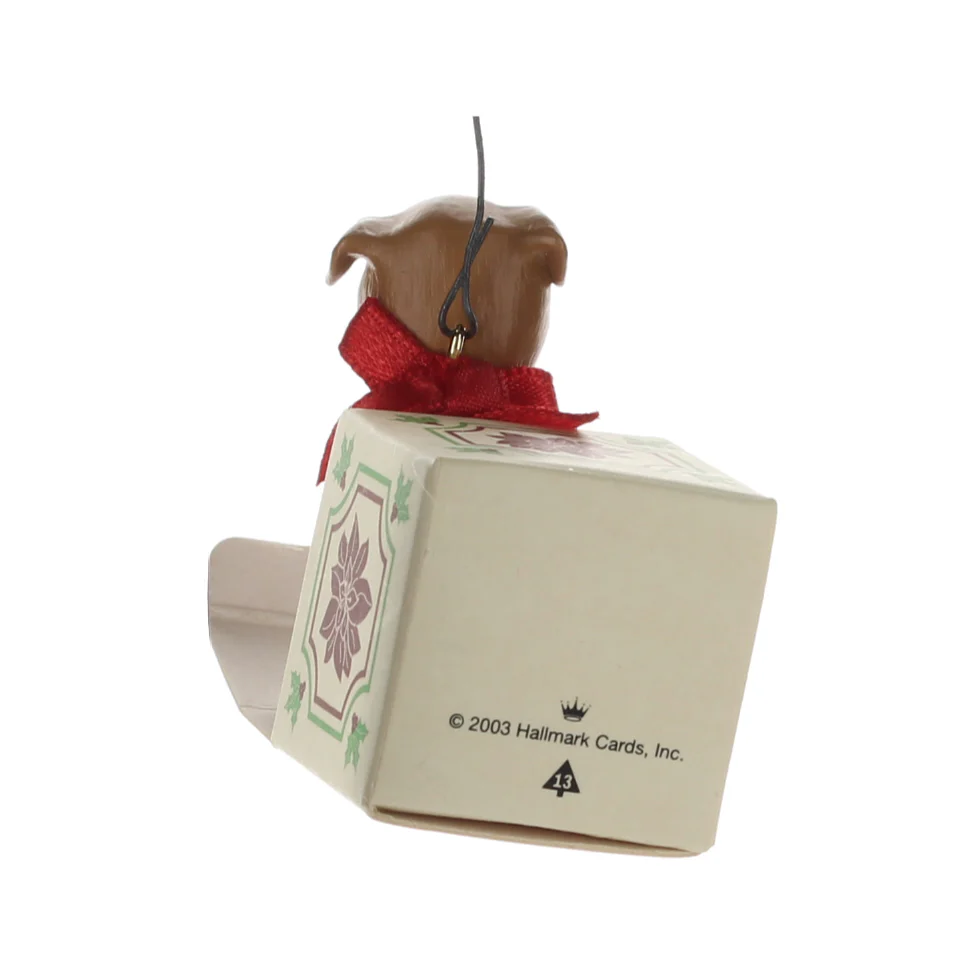 Hallmark Vintage 2003 Resin Figurine Puppy Love QX8127 - Image 5