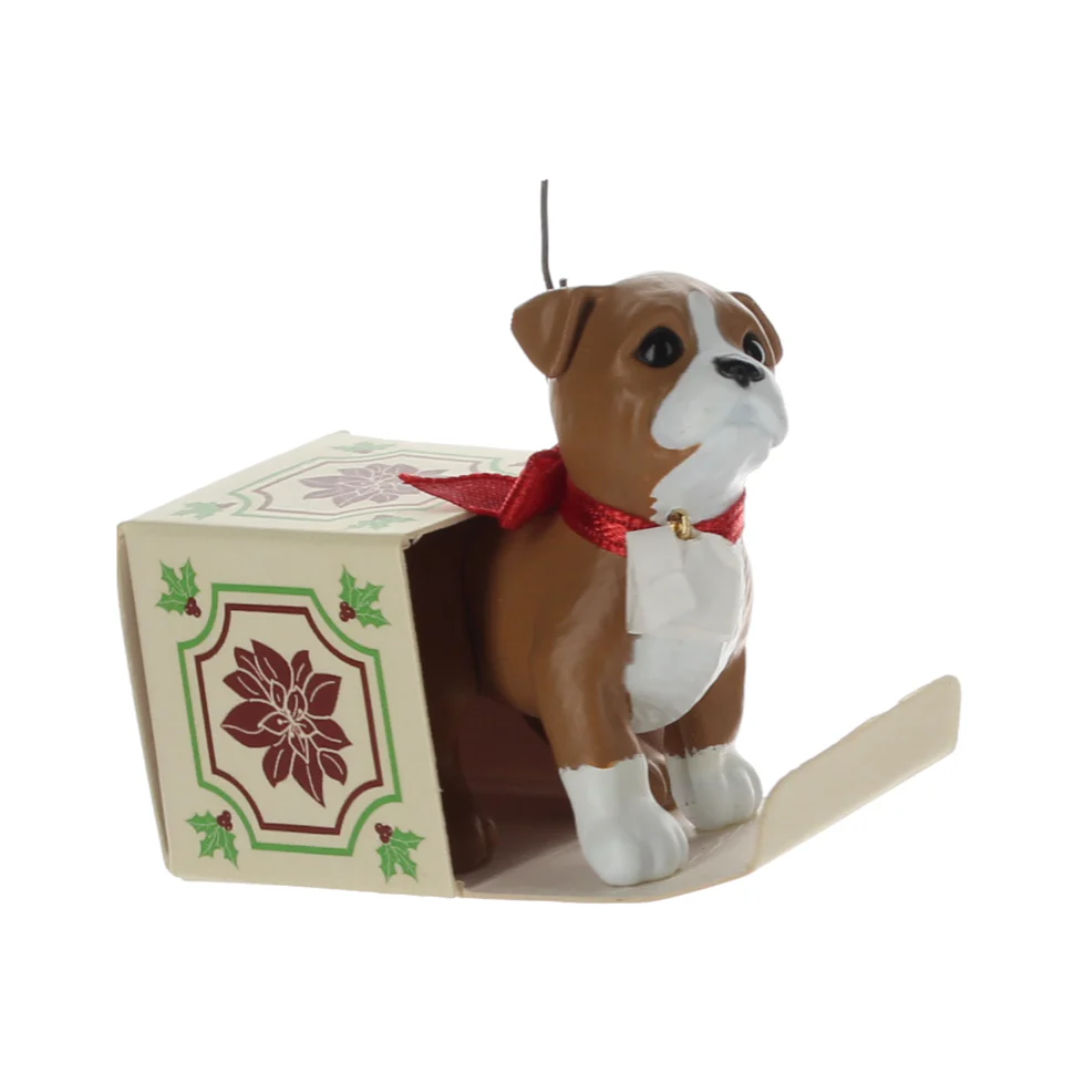 Hallmark Vintage 2003 Resin Figurine Puppy Love QX8127 - Image 8