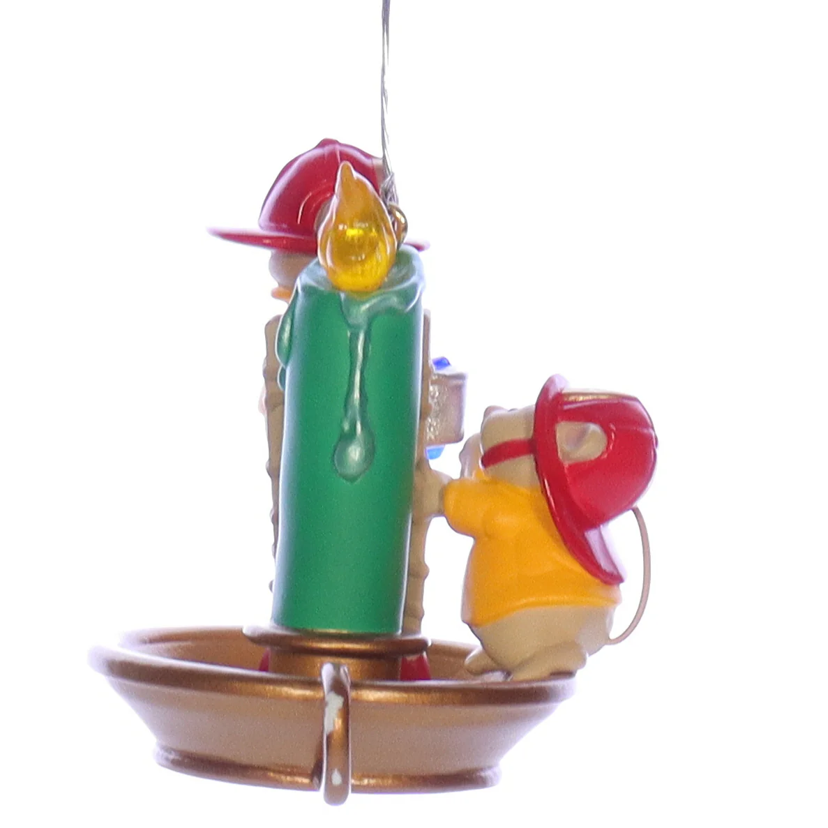 Hallmark Vintage Resin Christmas Ornament ZA309977 Flame Fighting Friends 1999 - Image 5