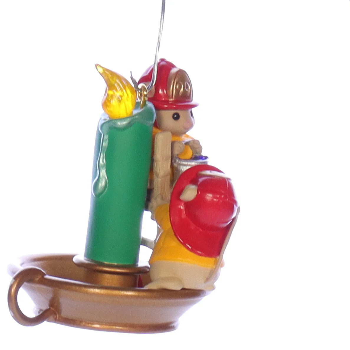 Hallmark Vintage Resin Christmas Ornament ZA309977 Flame Fighting Friends 1999 - Image 6