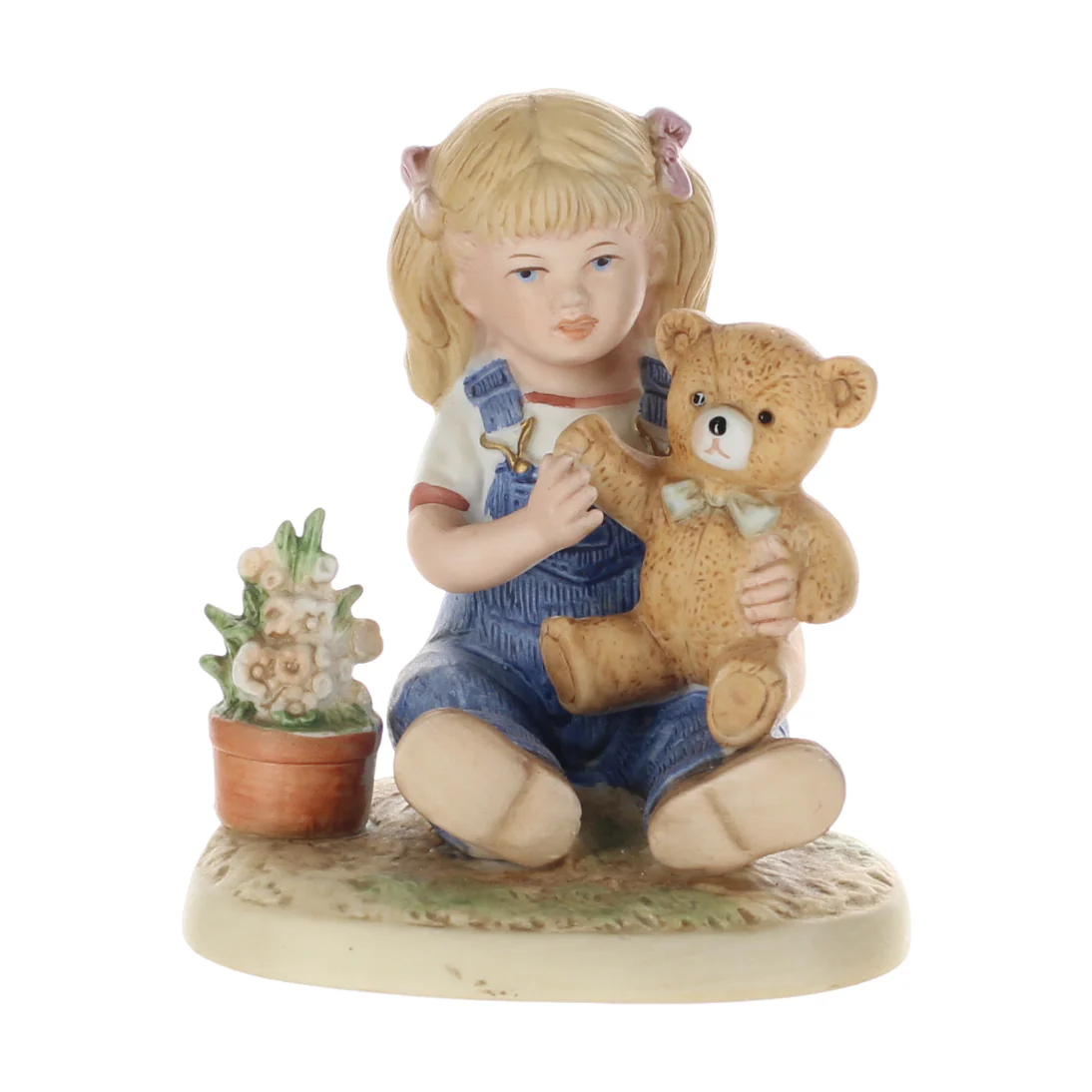Homco Denim Days Vintage  Porcelain Figurine Denim Days 1504