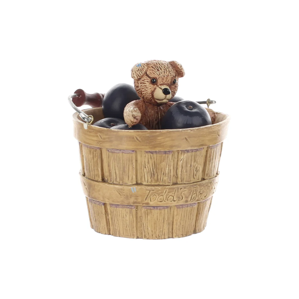 Jan Hagara Vintage  Porcelain Figurine Todd's Basket TM1382 - Image 8