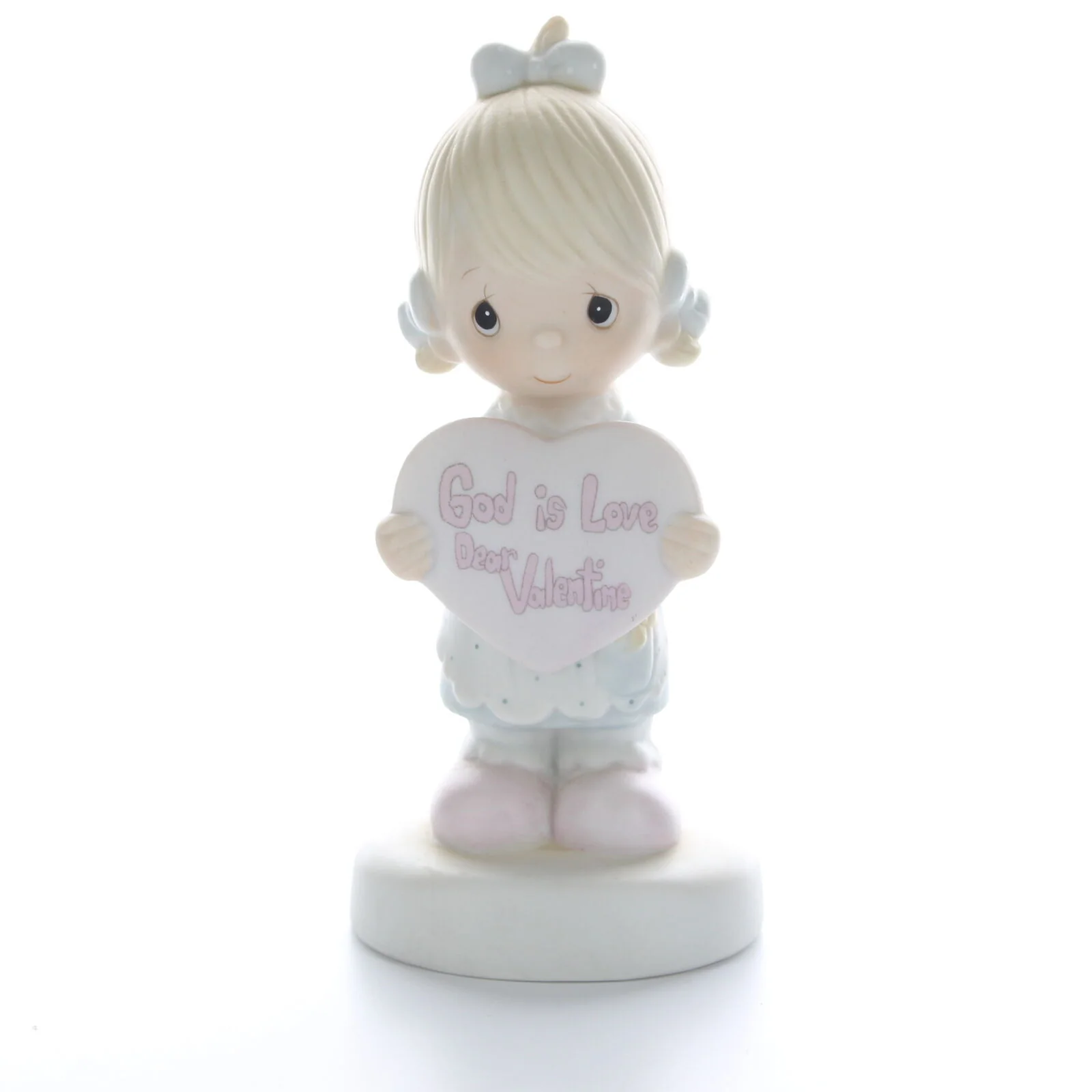 Jonathan & David Vintage Valentines Day Figurine 1981 God Is Love Dear Valentine