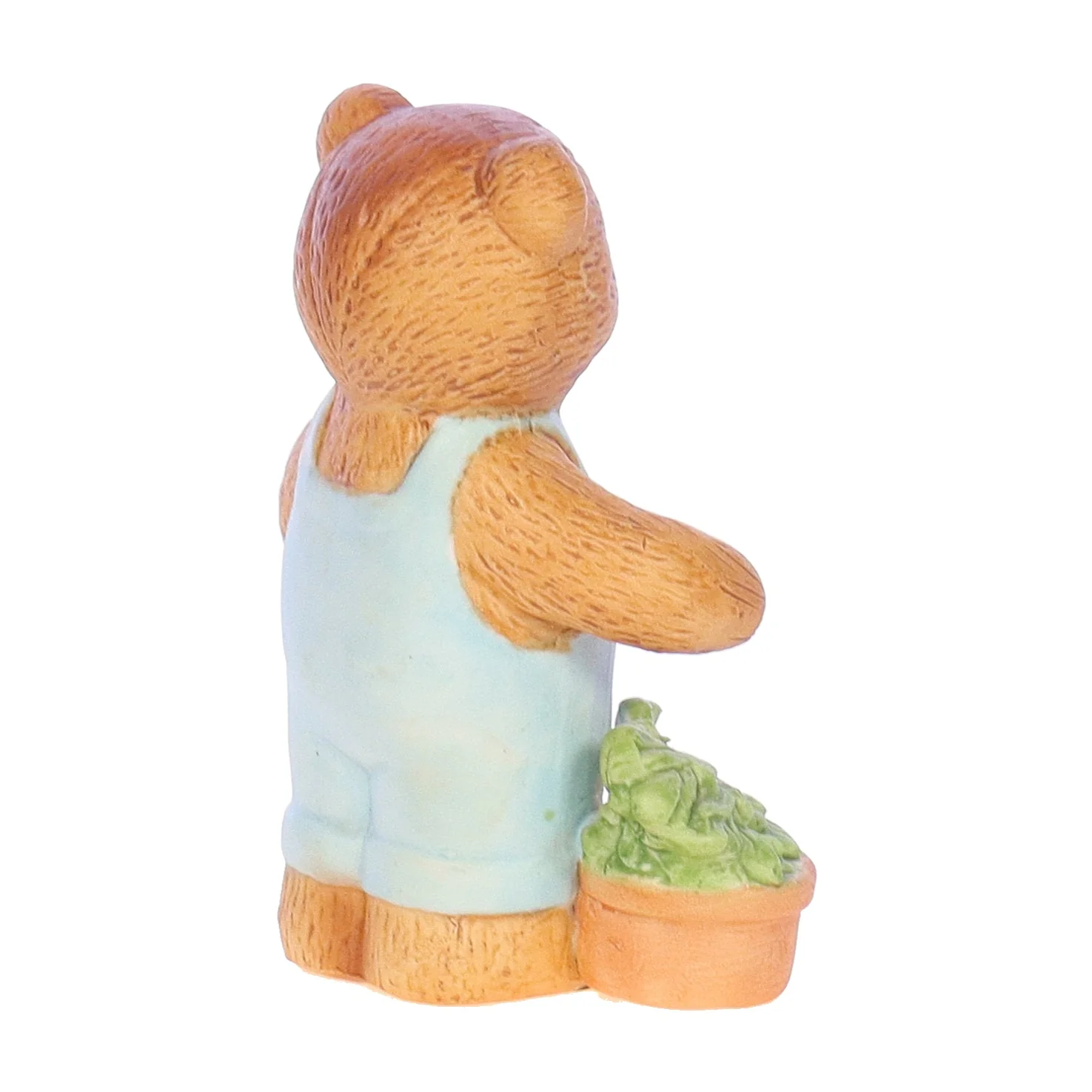 Lucy and Me Vintage 1979 Porcelain Figurine Bear with Gardening Spade - Image 6