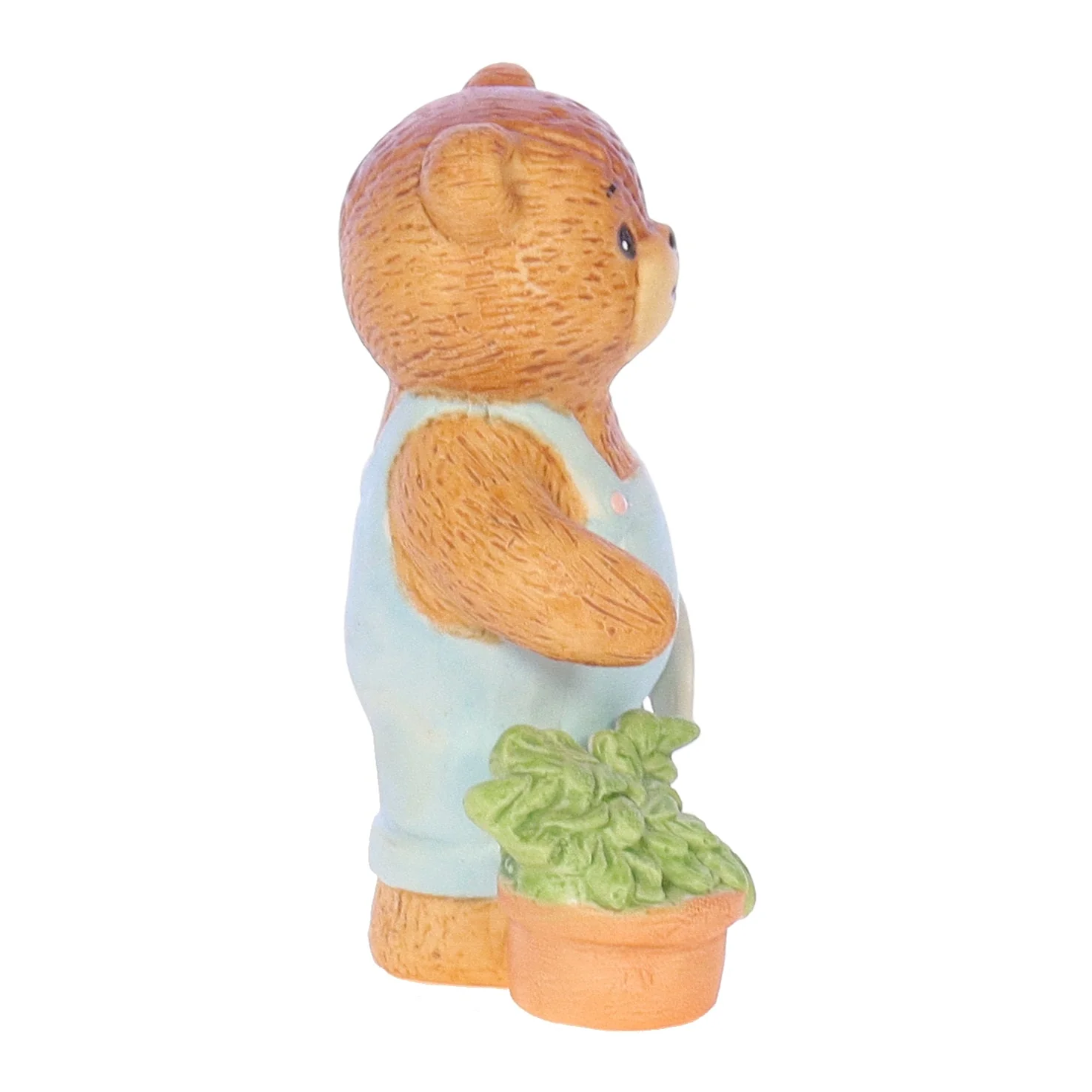Lucy and Me Vintage 1979 Porcelain Figurine Bear with Gardening Spade - Image 7