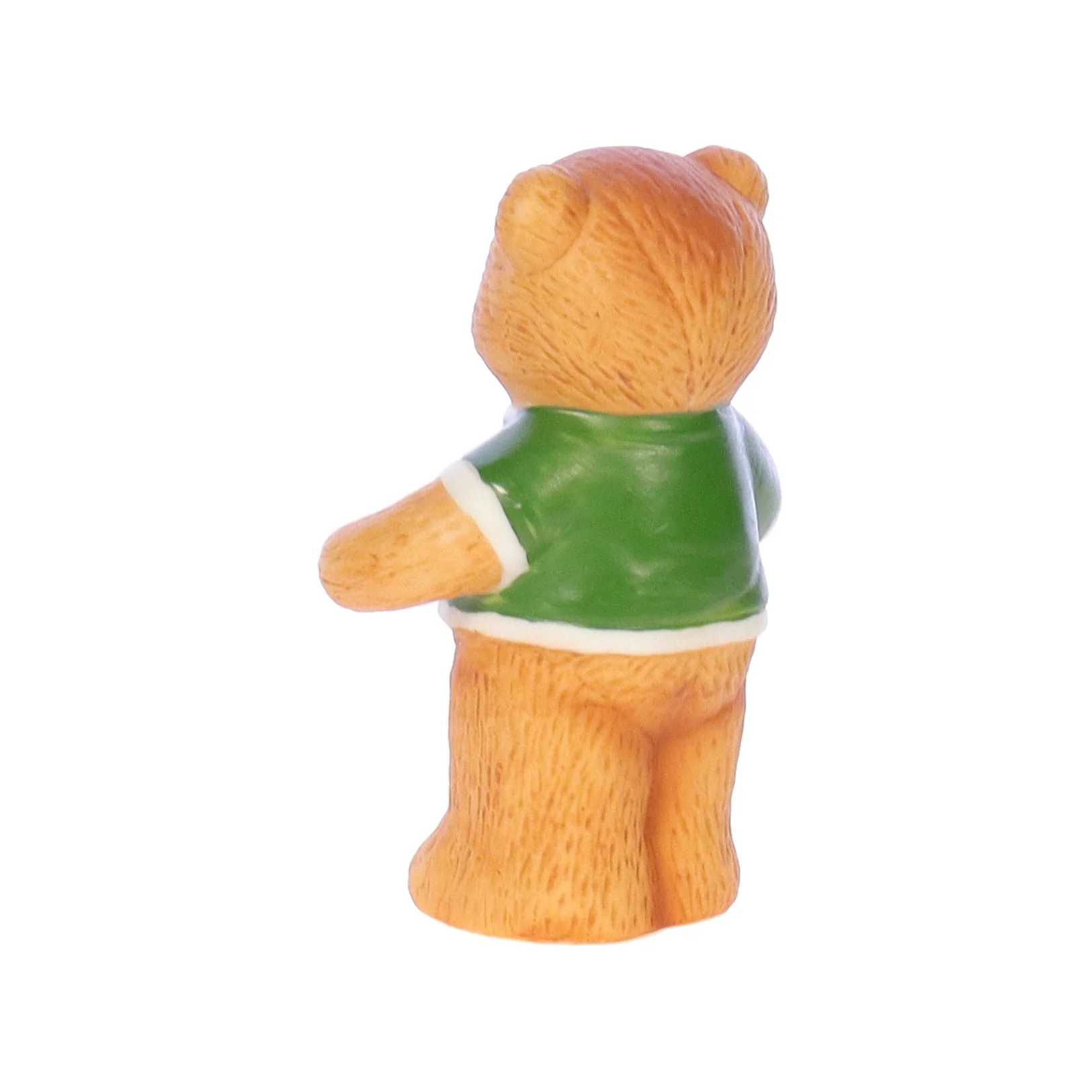 Lucy and Me Vintage 1980 Porcelain Figurine Bear with Green Shirt Lucy_And_Me_88 - Image 4