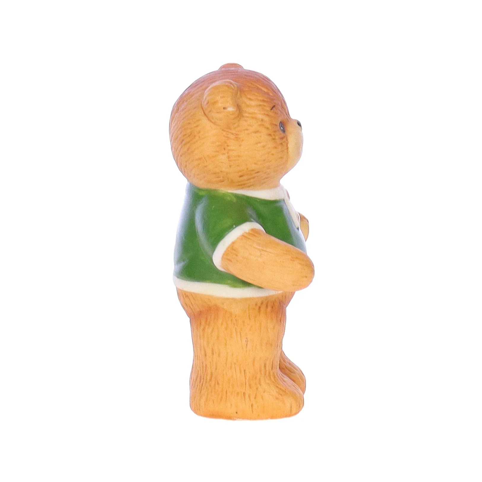 Lucy and Me Vintage 1980 Porcelain Figurine Bear with Green Shirt Lucy_And_Me_88 - Image 7