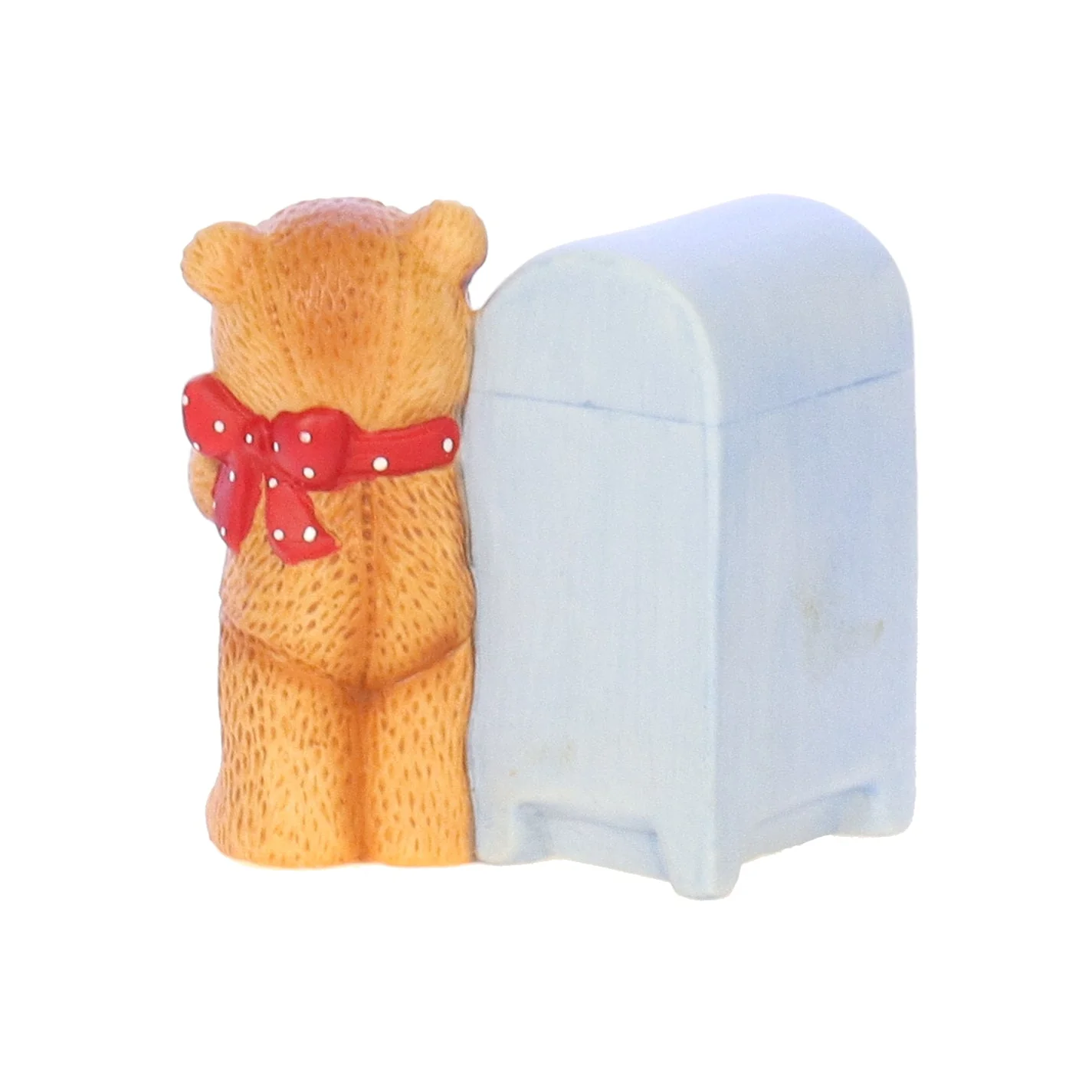 Lucy and Me Vintage 1982 Porcelain Figurine Bear with Mailbox and Letter - Image 5