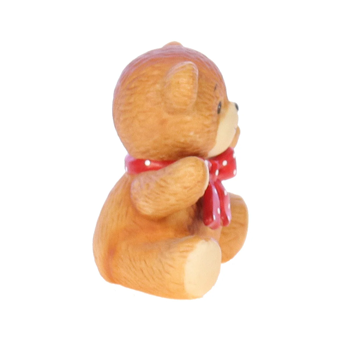 Lucy and Me Vintage 1982 Porcelain Figurine Bear with Red Bow Lucy_And_Me_131 - Image 7