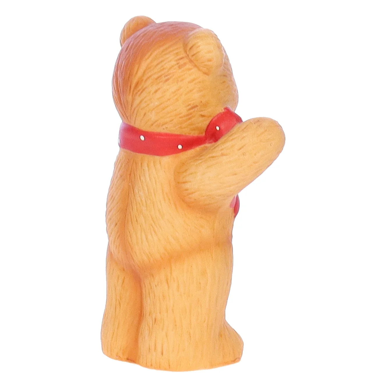 Lucy and Me Vintage 1980 Porcelain Figurine Big Bear with Red Bow Lucy_And_Me_132 - Image 6