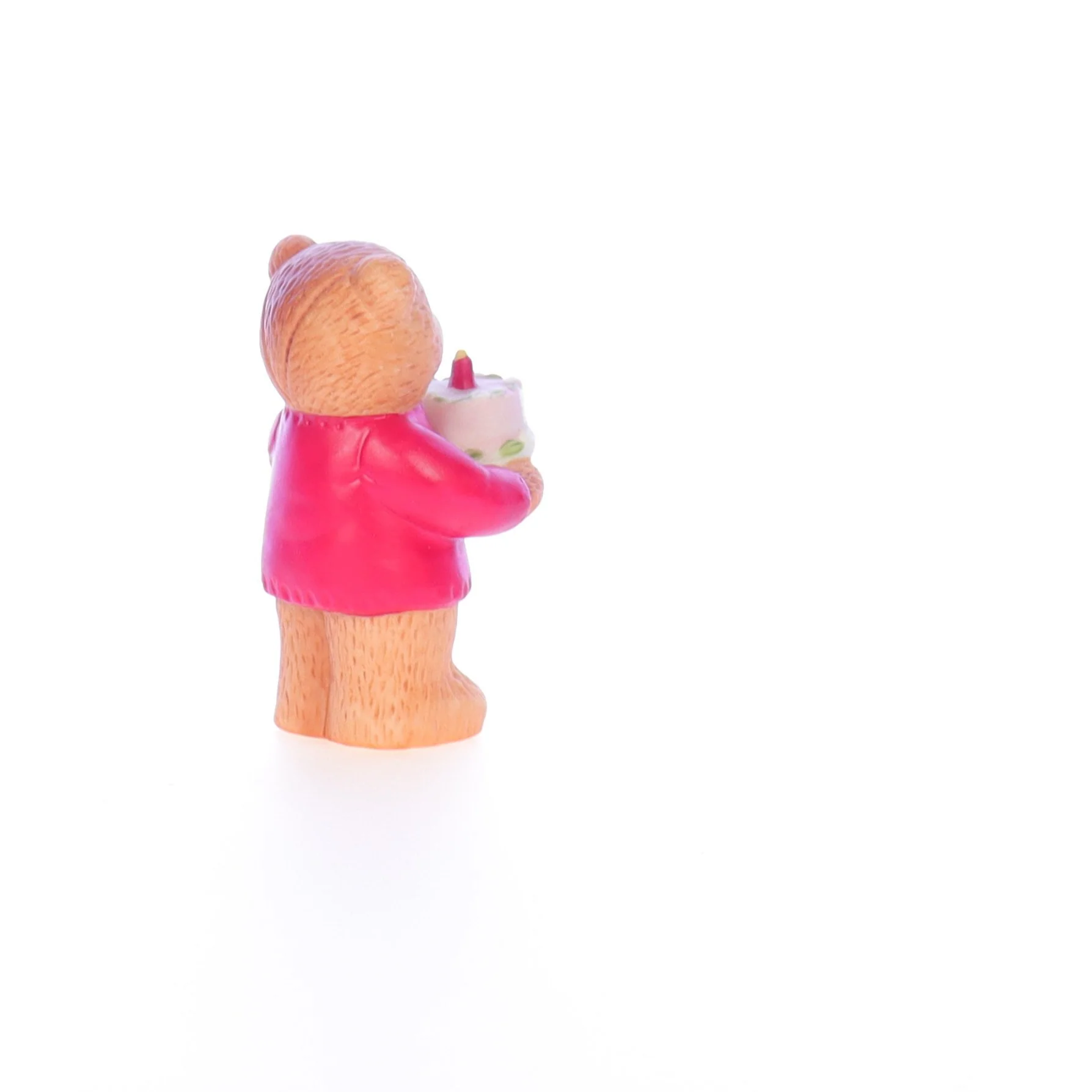Lucy and Me Vintage 1983 Porcelain Figurine Bear Holding Birthday Cake Age 1 - Image 6