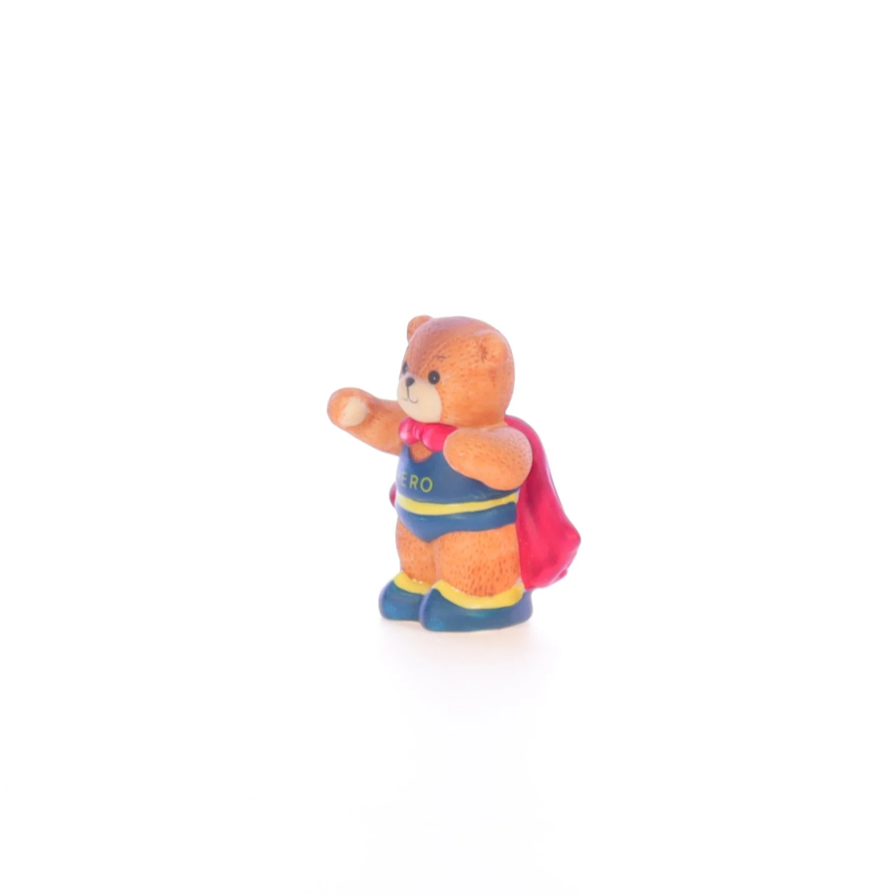 Lucy and Me Vintage 1990 Porcelain Figurine Bear in Super Hero Costume - Image 2