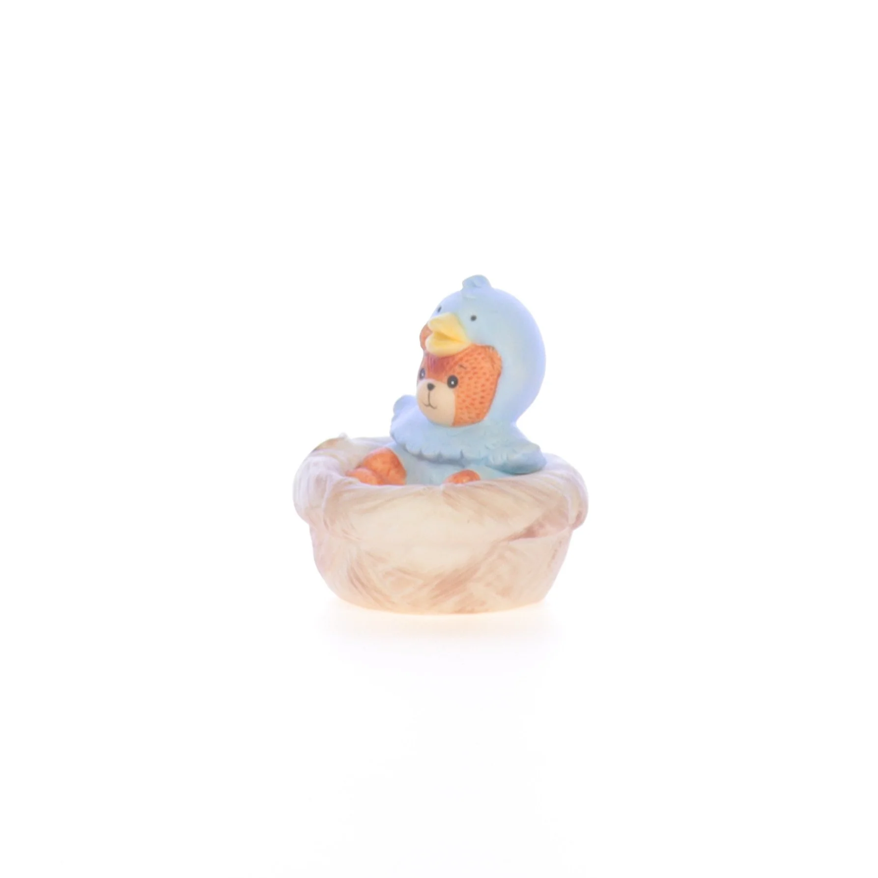 Lucy and Me Vintage 1987 Porcelain Figurine Bear with Bird Costume - Image 2