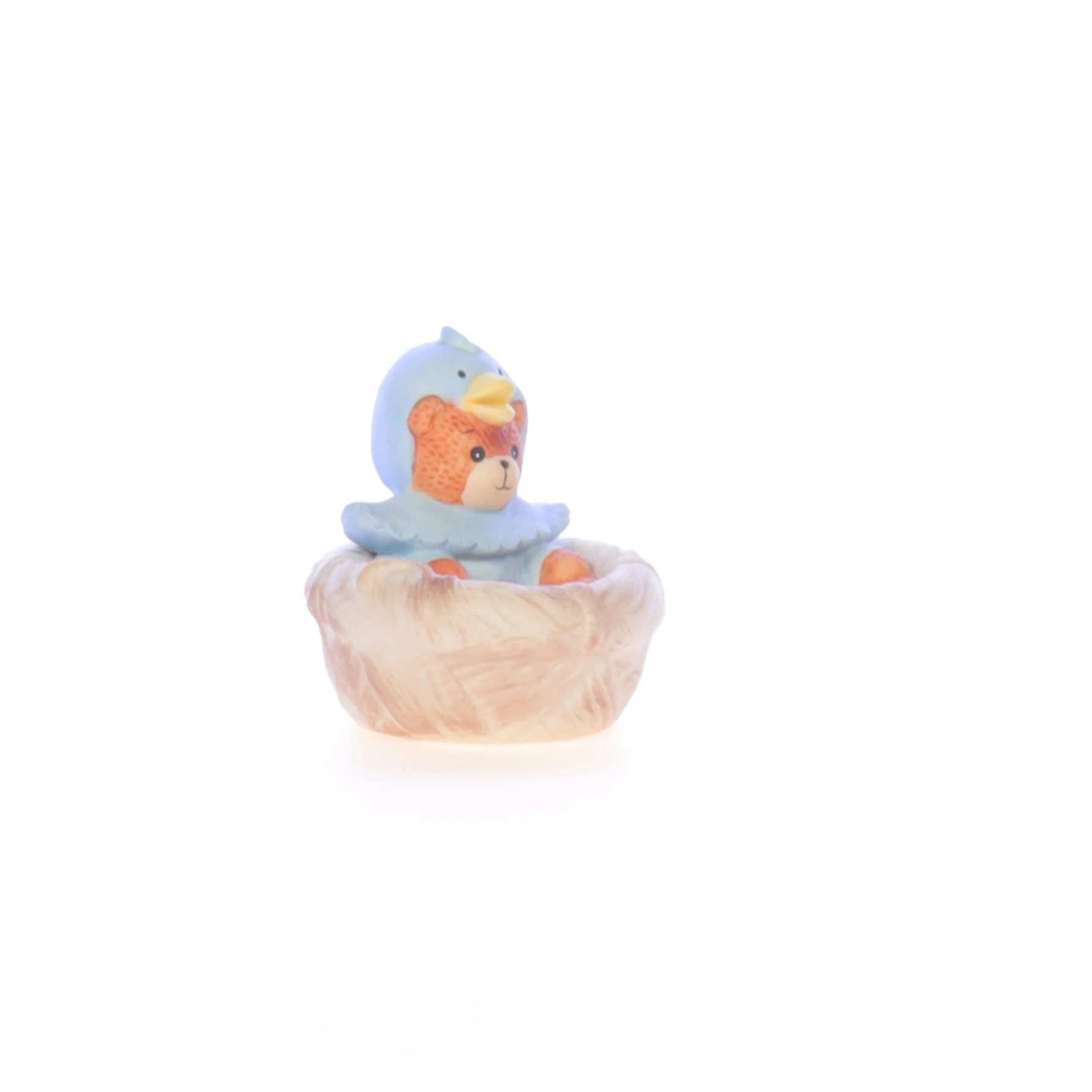 Lucy and Me Vintage 1987 Porcelain Figurine Bear with Bird Costume - Image 8