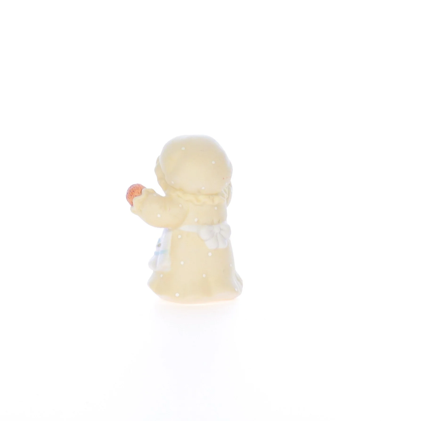 Lucy and Me Vintage 1986 Porcelain Figurine Bear with Bonnet and Goose - Image 4