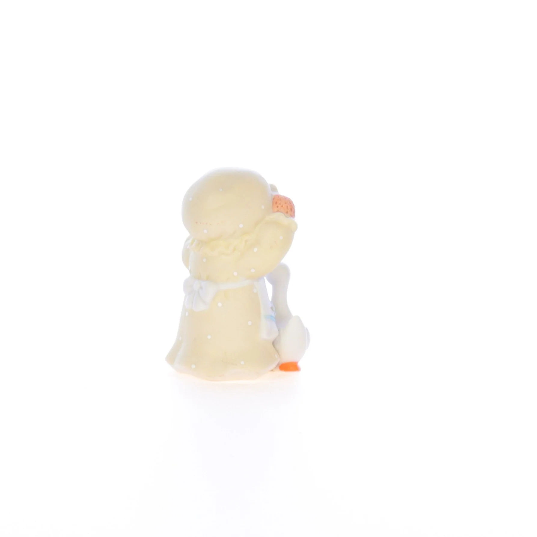 Lucy and Me Vintage 1986 Porcelain Figurine Bear with Bonnet and Goose - Image 6