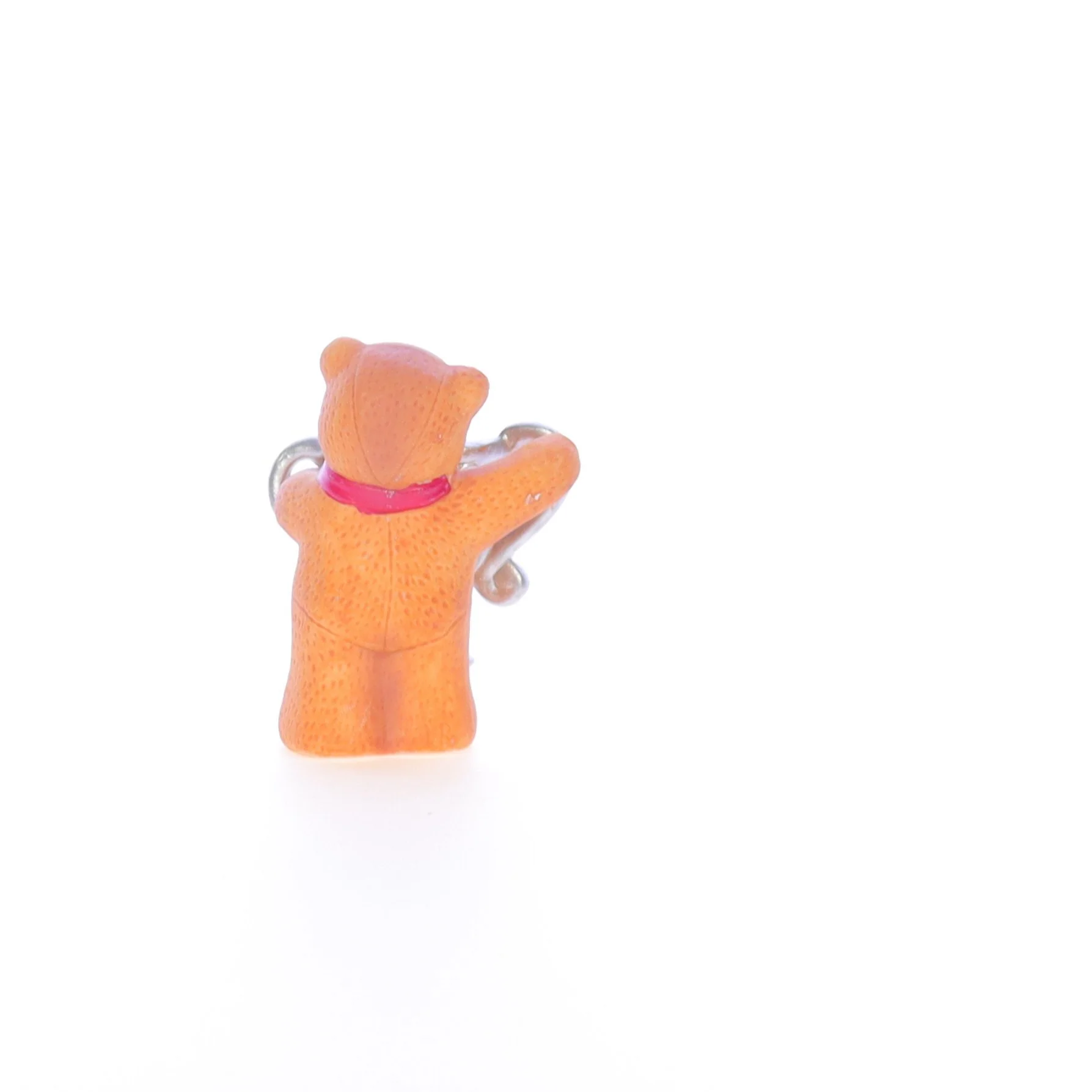 Lucy and Me Vintage 1985 Porcelain Figurine Bear with Congraulations Trophy Cup - Image 5