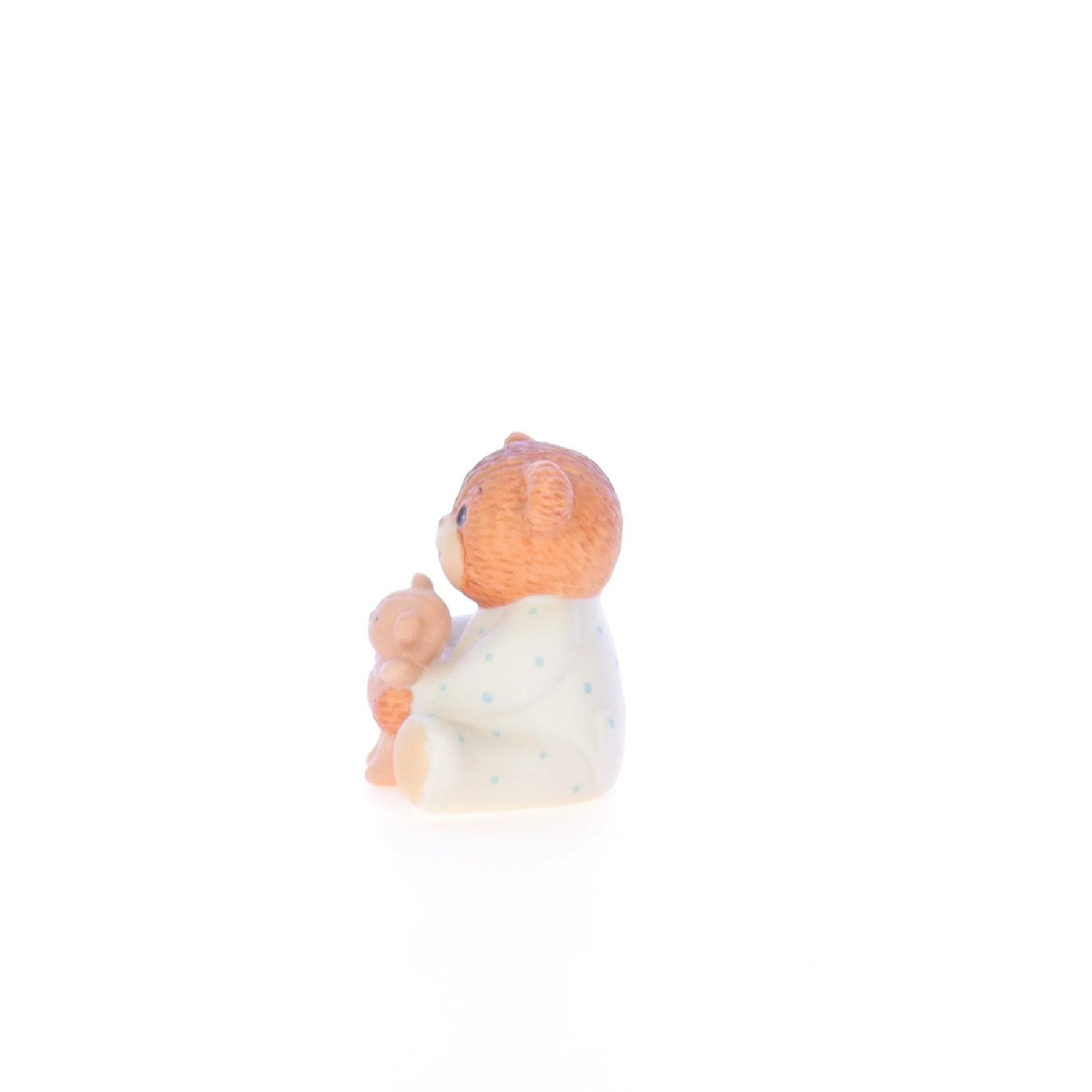 Lucy and Me Vintage  Porcelain Figurine Bear with Pajamas and Teddie - Image 3