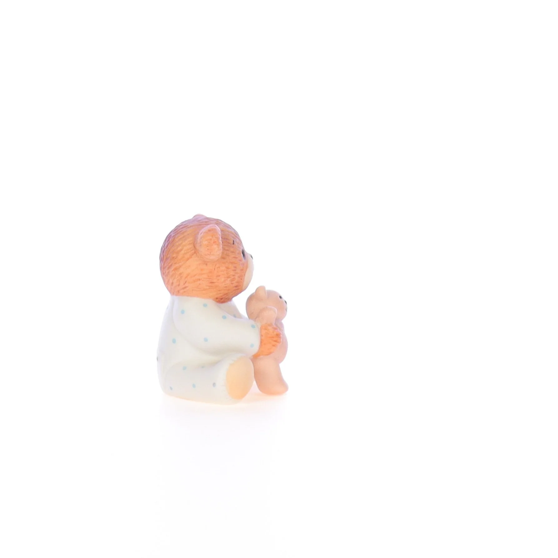 Lucy and Me Vintage  Porcelain Figurine Bear with Pajamas and Teddie - Image 7