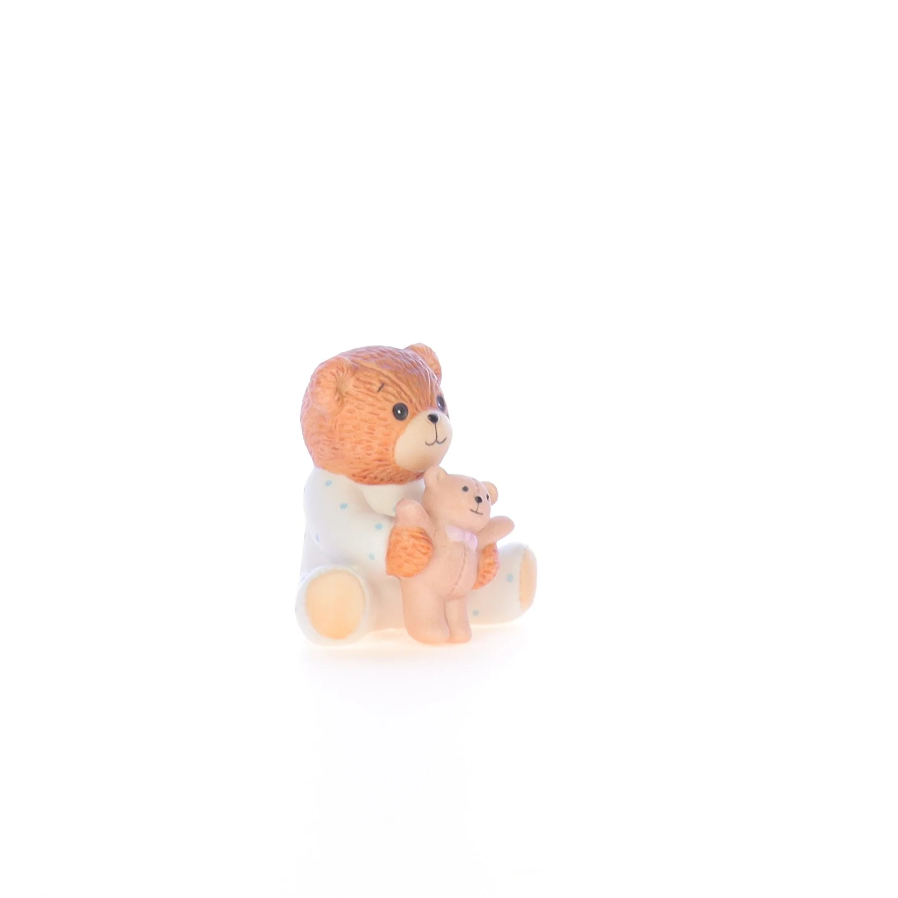 Lucy and Me Vintage  Porcelain Figurine Bear with Pajamas and Teddie - Image 8