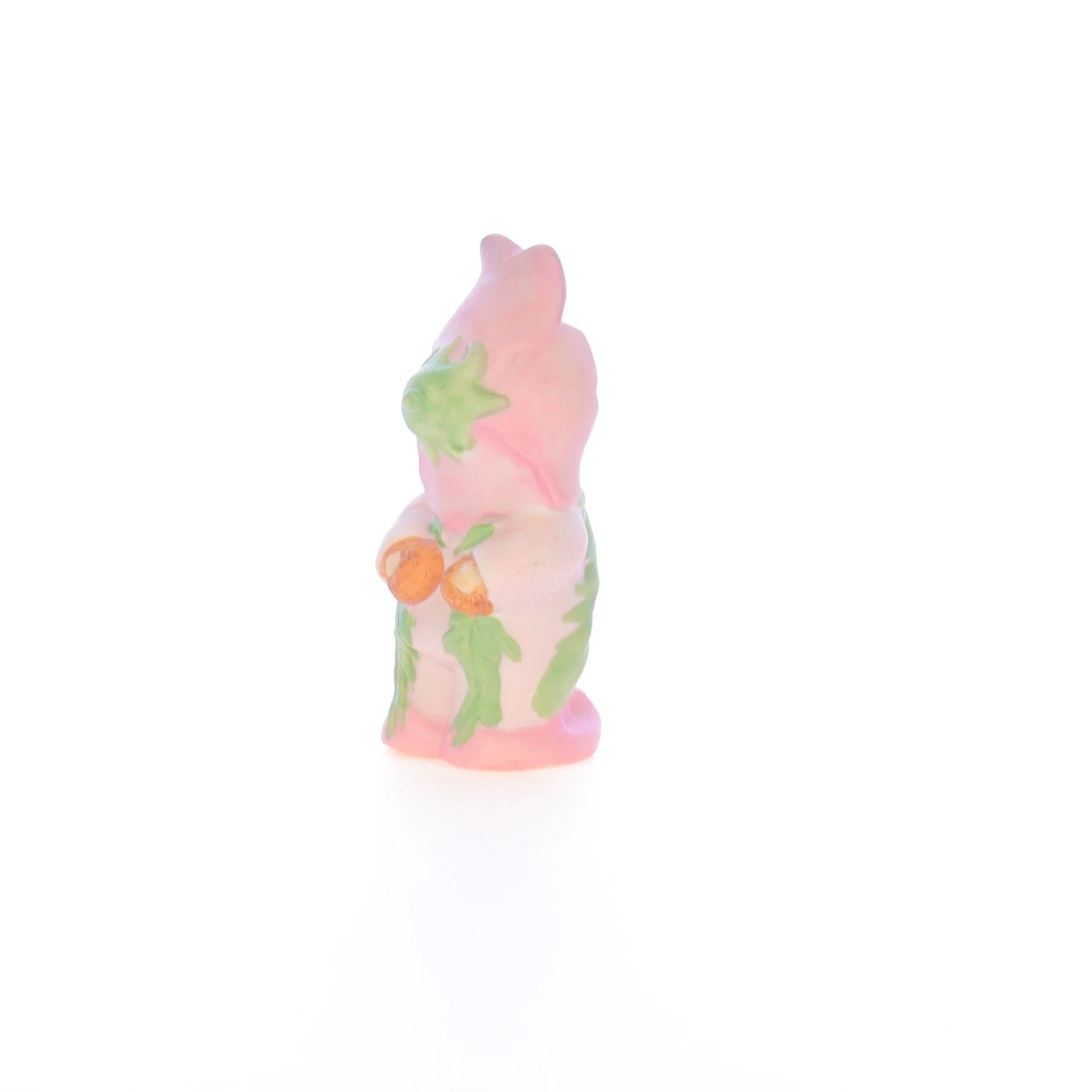 Lucy and Me Vintage 1969 Porcelain Figurine Bear with Pink Flower Costume - Image 6