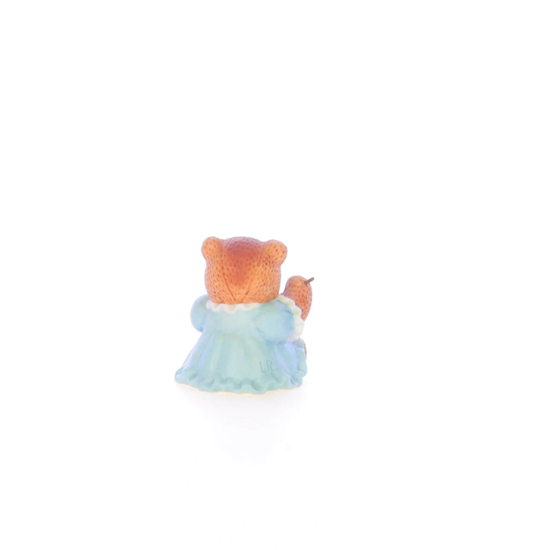 Lucy and Me Vintage 1986 Porcelain Figurine Bear Writing Valentine - Image 5