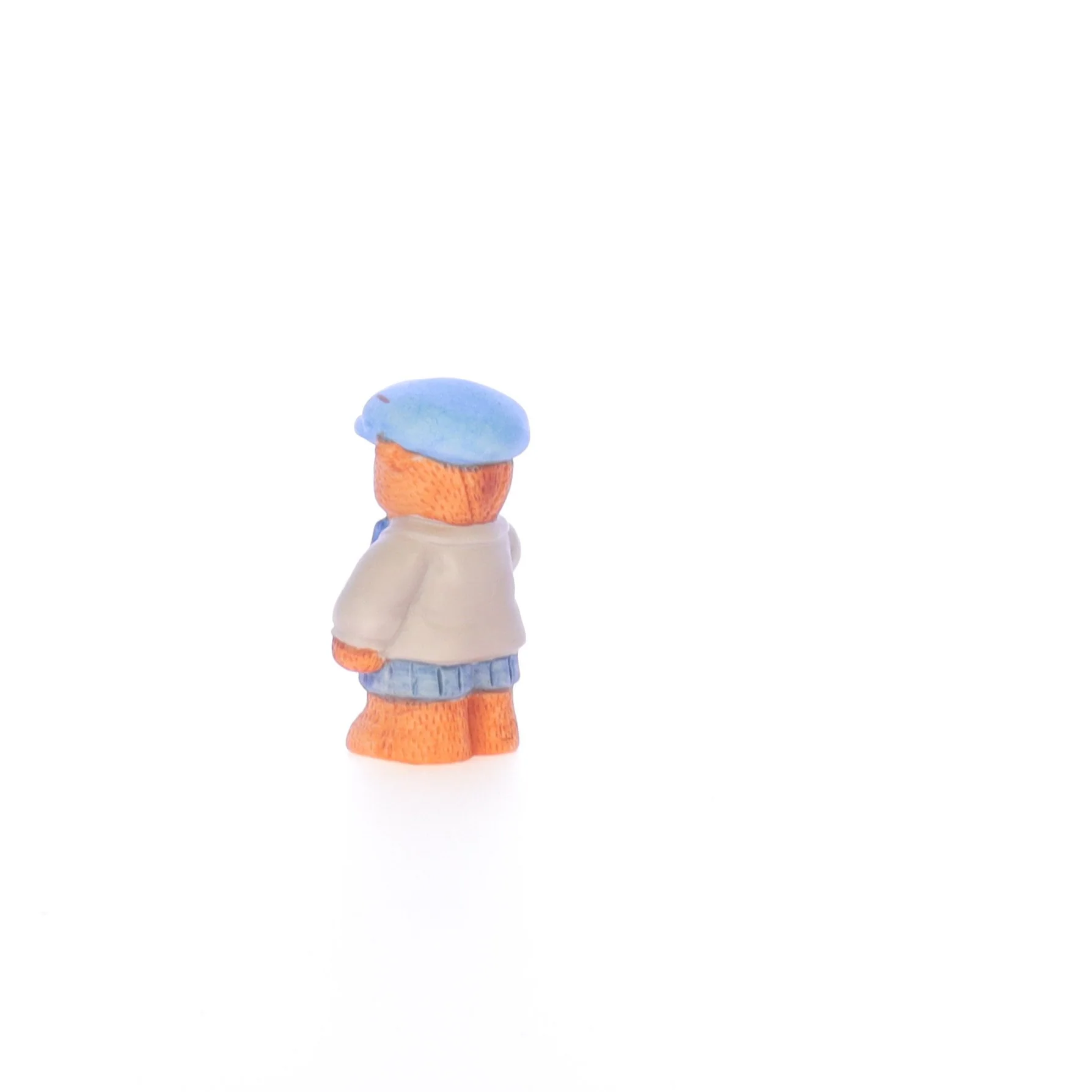 Lucy and Me Vintage 1986 Porcelain Figurine Boy Bear with Easter Egg Basket - Image 4
