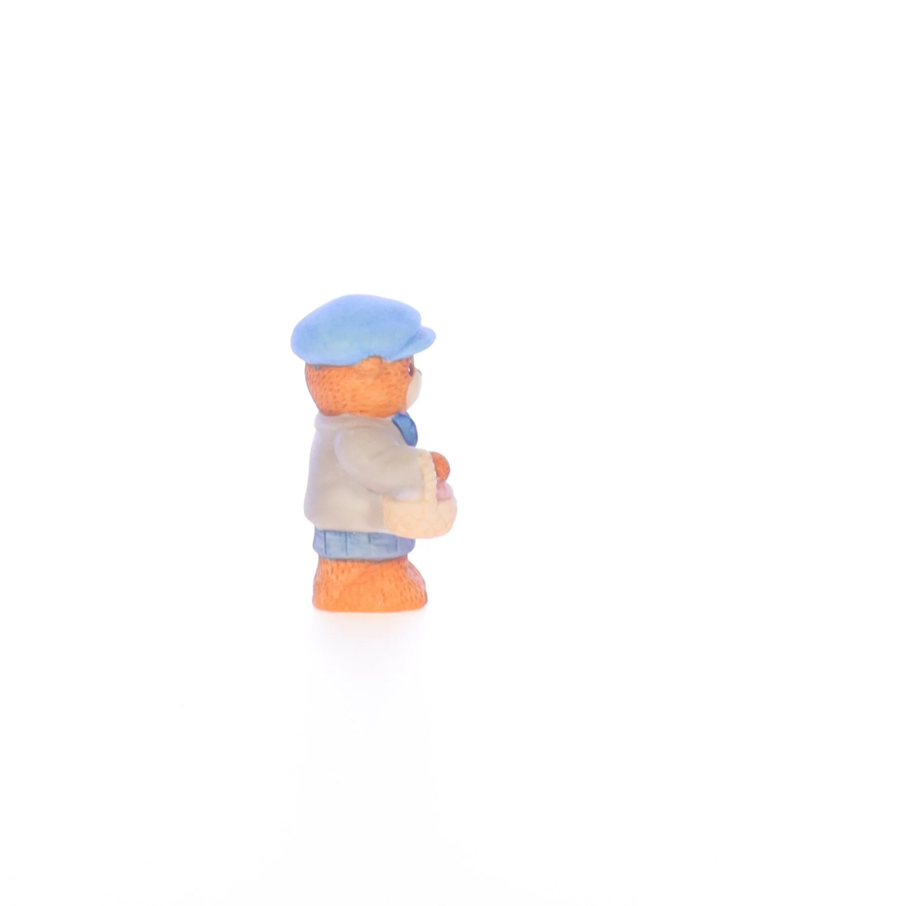 Lucy and Me Vintage 1986 Porcelain Figurine Boy Bear with Easter Egg Basket - Image 7