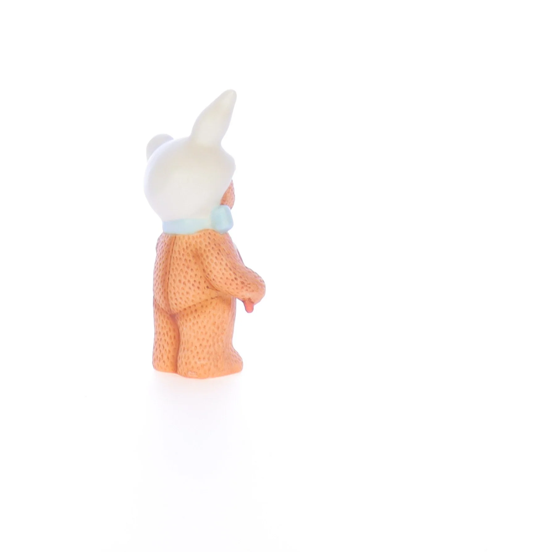 Lucy and Me Vintage 1982 Porcelain Figurine Bunny Bear Painting Easter Egg - Image 6