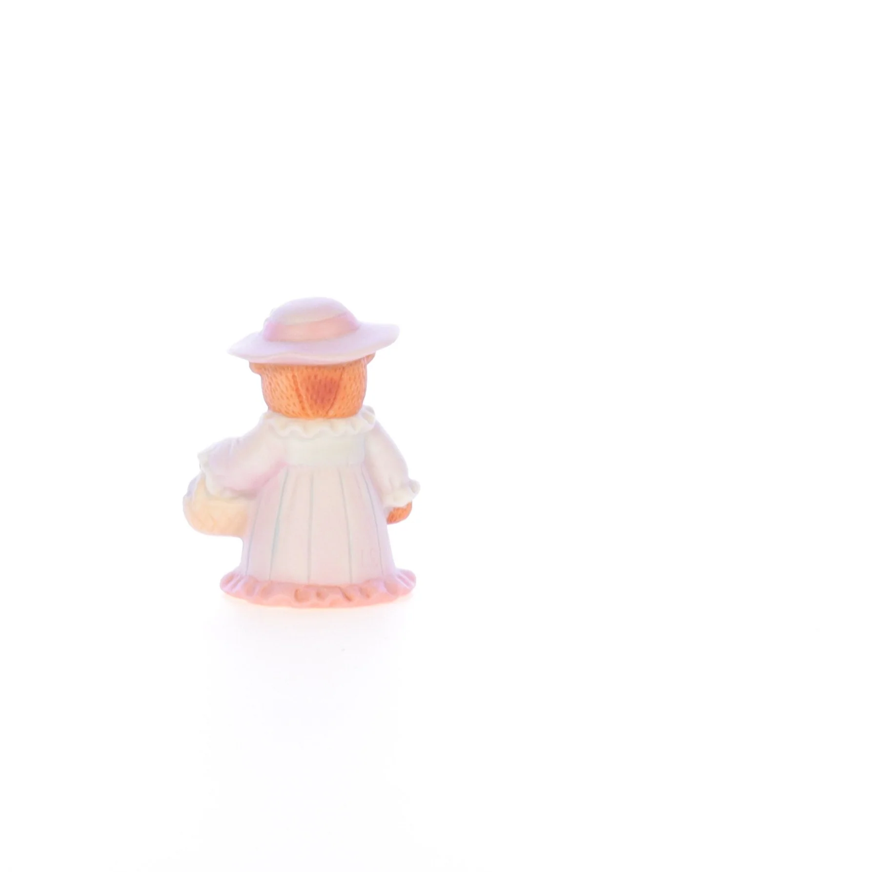 Lucy and Me Vintage 1986 Porcelain Figurine Girl Bear with Easter Egg Bakset - Image 5
