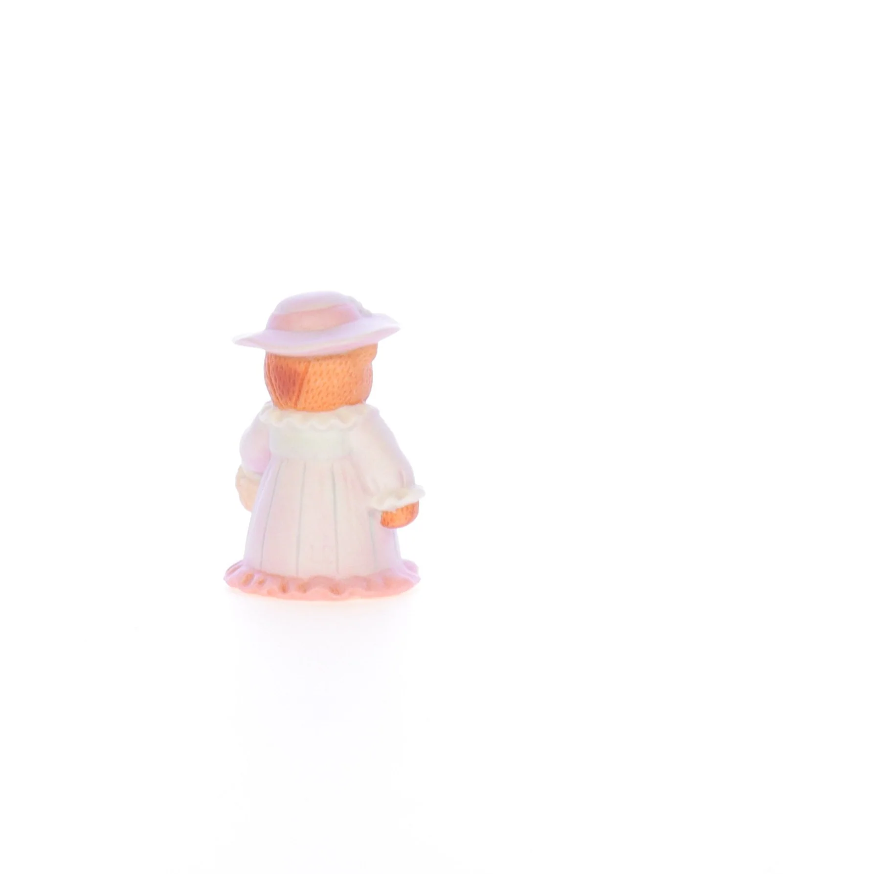 Lucy and Me Vintage 1986 Porcelain Figurine Girl Bear with Easter Egg Bakset - Image 6