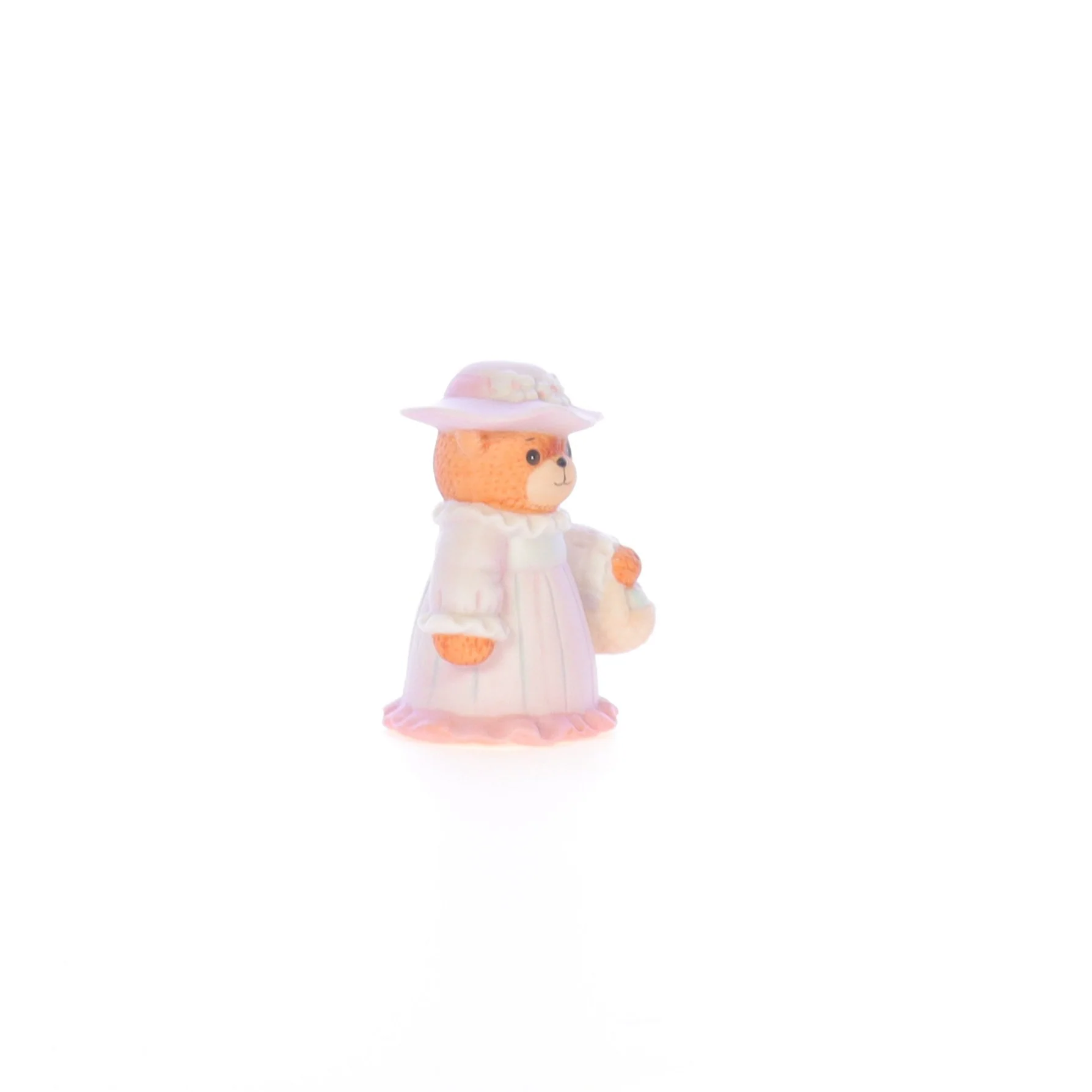 Lucy and Me Vintage 1986 Porcelain Figurine Girl Bear with Easter Egg Bakset - Image 8