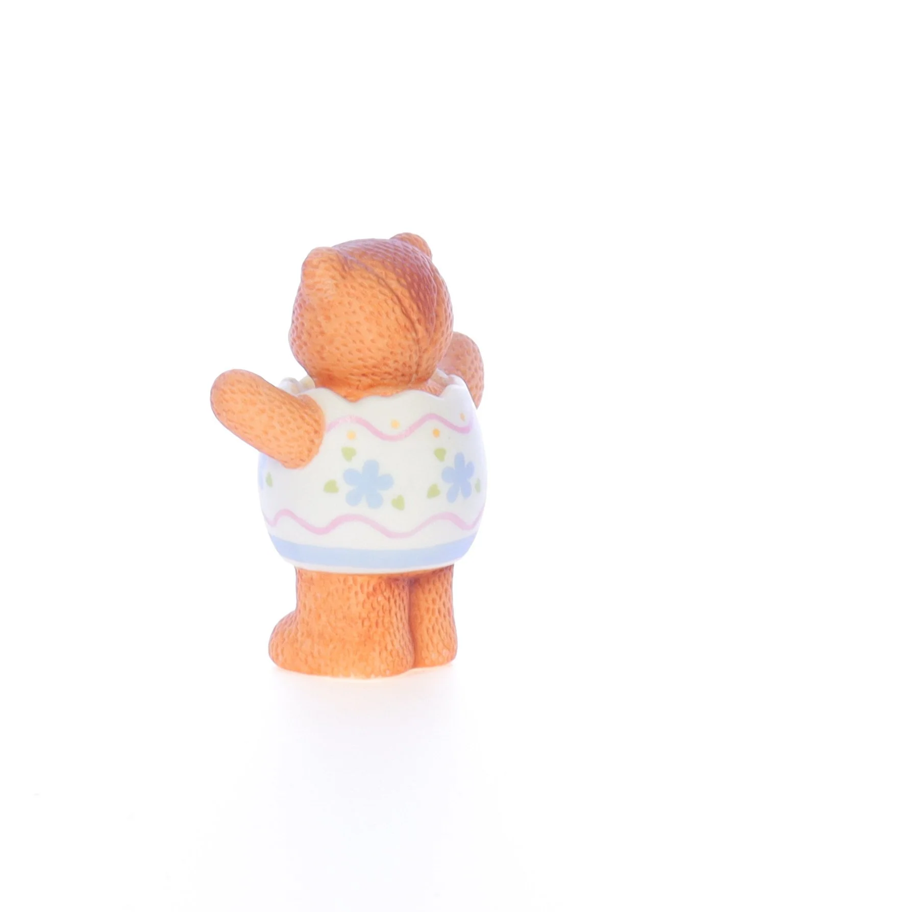 Lucy and Me Vintage 1985 Porcelain Figurine Girl Bear with Easter Egg Costume - Image 4