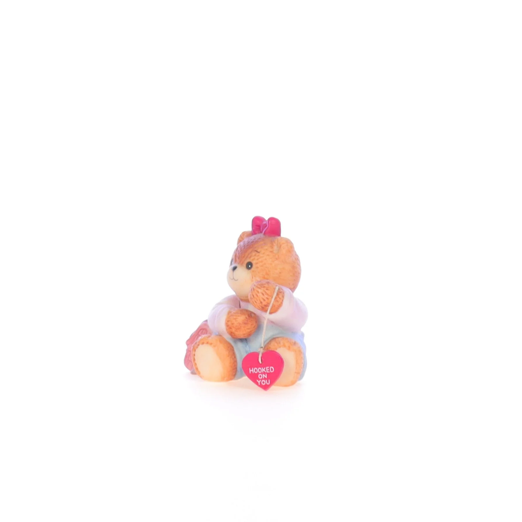 Lucy and Me Vintage Porcelain Figurine Girl Bear with Valentine Lucy_Unknown_079 - Image 2