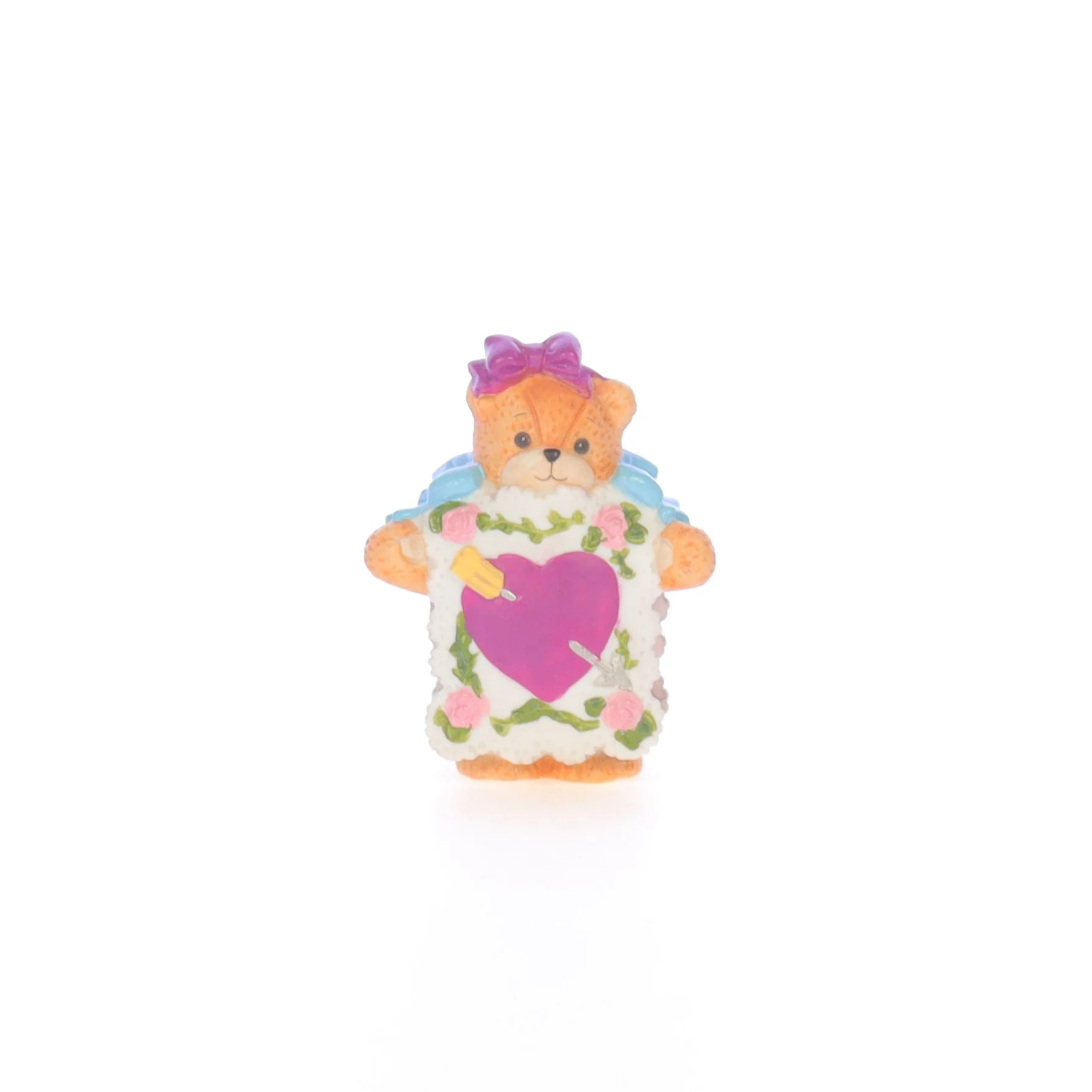 Lucy and Me Vintage  Porcelain Figurine Heart Card Bear Lucy_Unknown_075