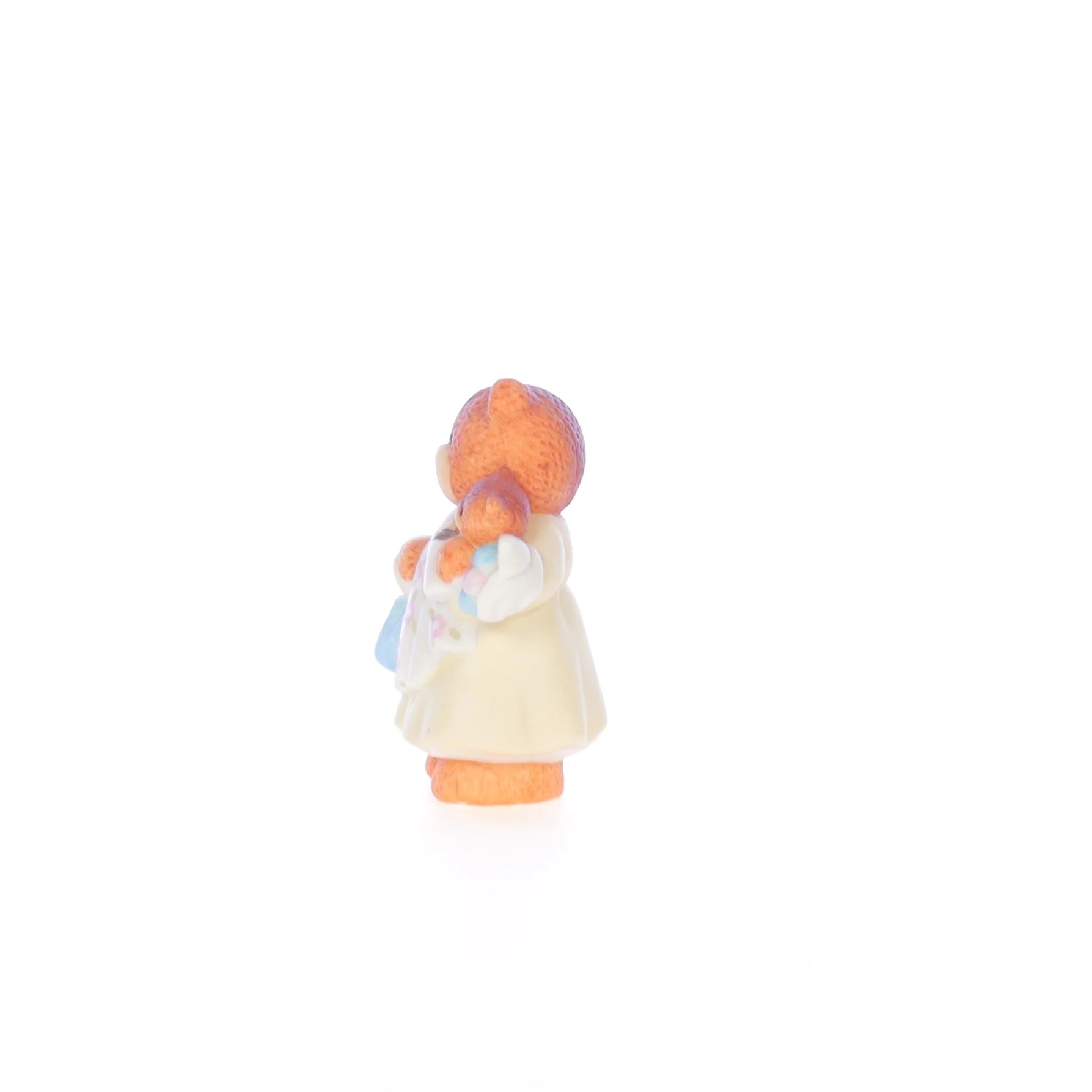 Lucy and Me Vintage Porcelain Figurine Mama Bear with Diaper Bag and Baby - Image 3