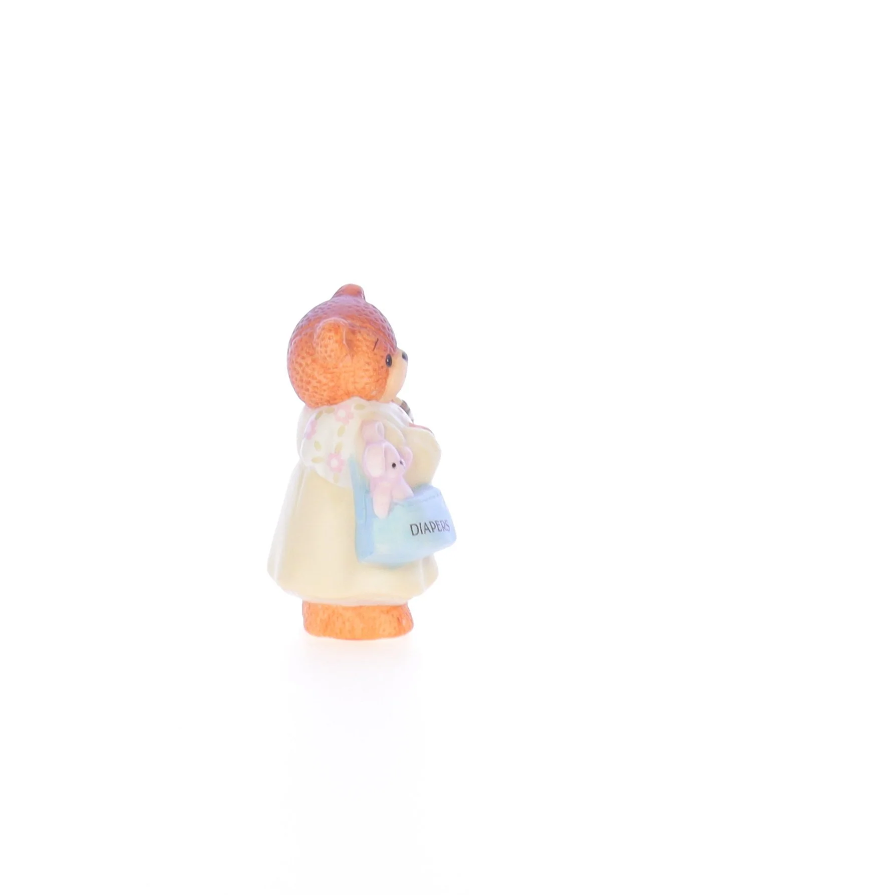 Lucy and Me Vintage Porcelain Figurine Mama Bear with Diaper Bag and Baby - Image 7