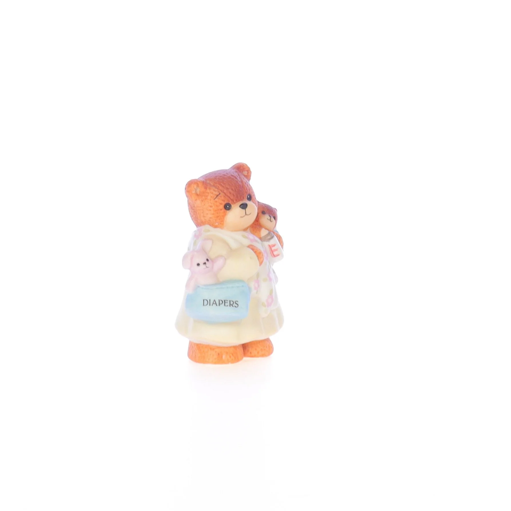 Lucy and Me Vintage Porcelain Figurine Mama Bear with Diaper Bag and Baby - Image 8