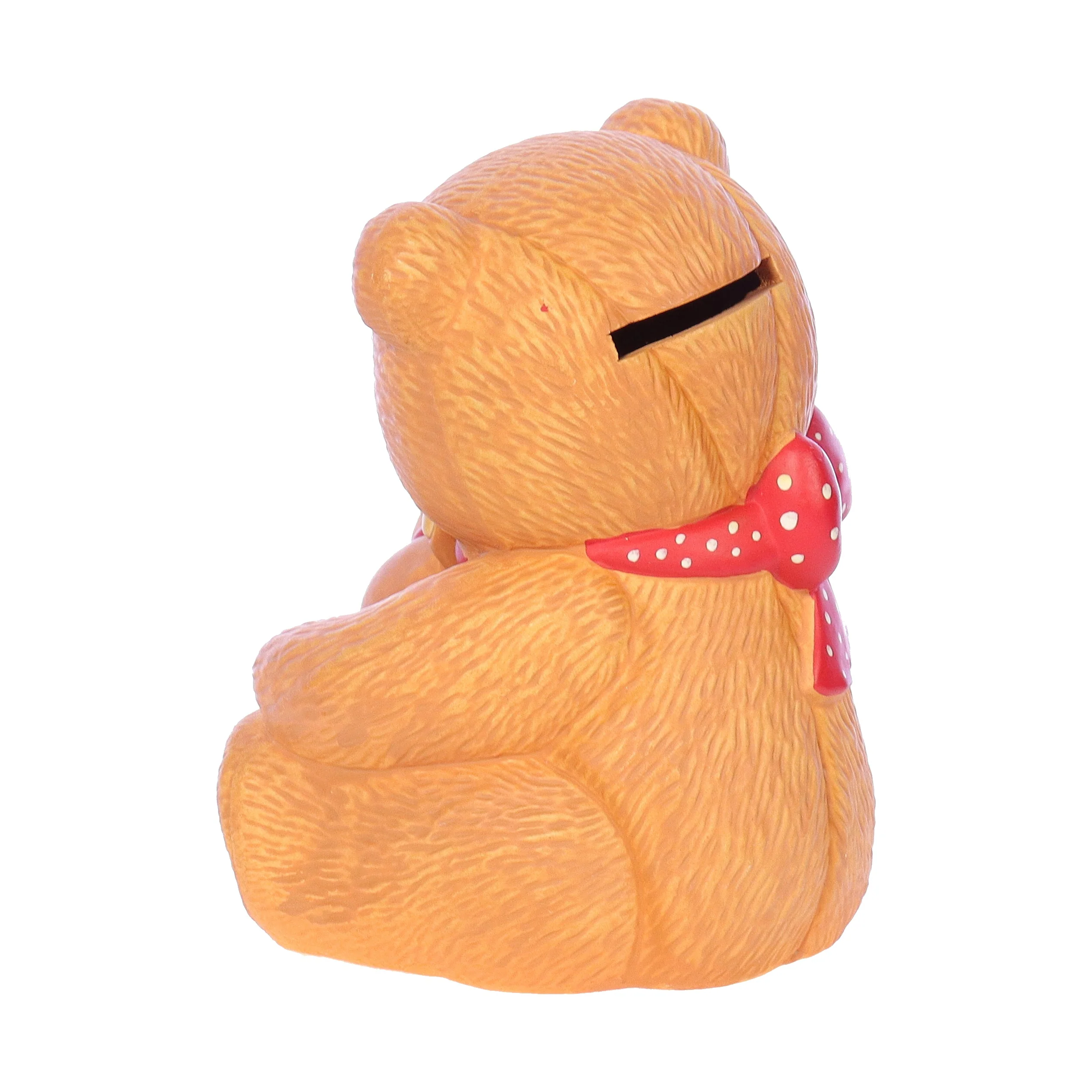 Lucy and Me Vintage 1984 Porcelain Figurine Mommy Bear with Baby Coin Bank - Image 4